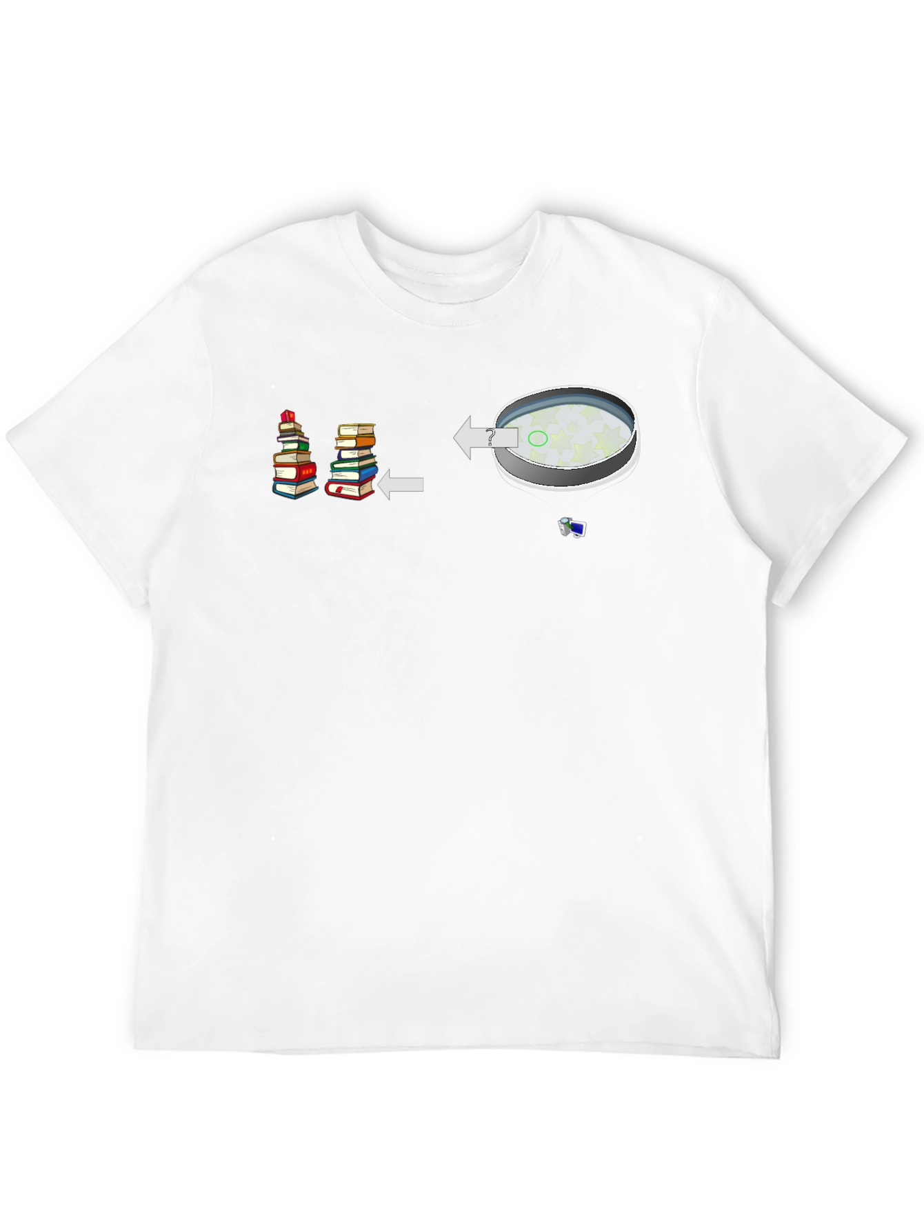 Bookworm to Dreamer Black T-Shirt
