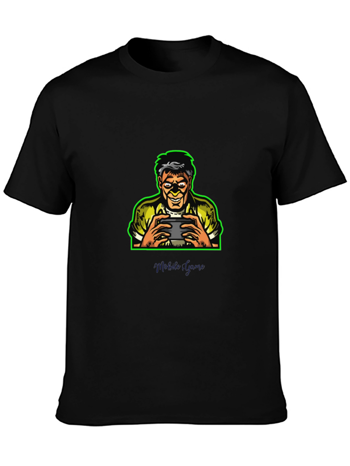 Mobile Gamer Black T-Shirt