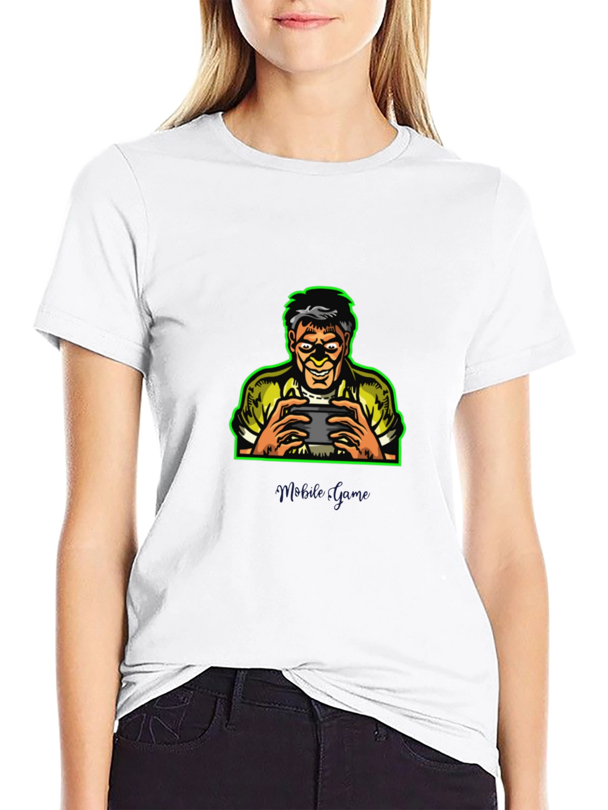 Mobile Gamer Black T-Shirt