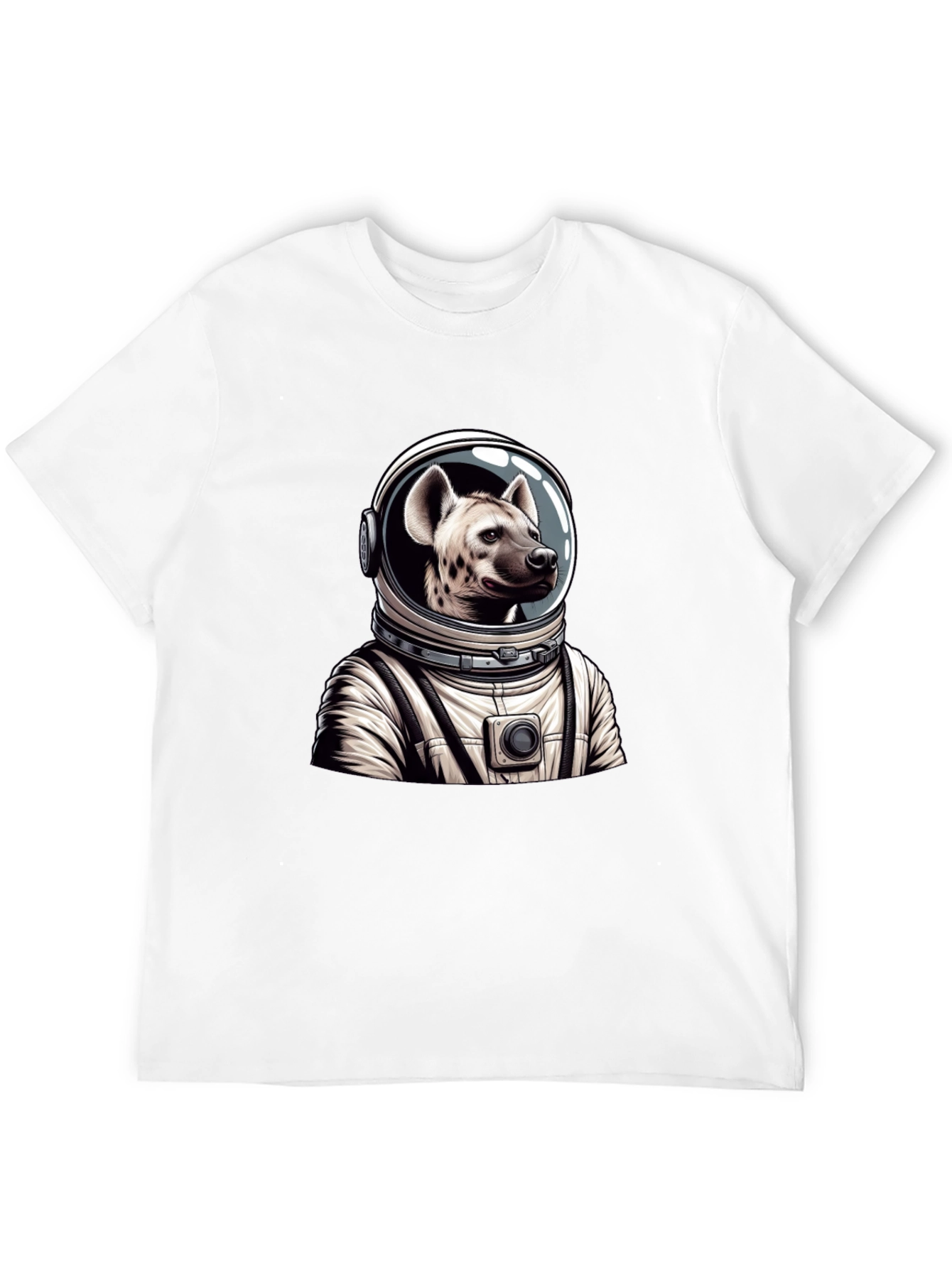 Hyena Astronaut Black T-Shirt