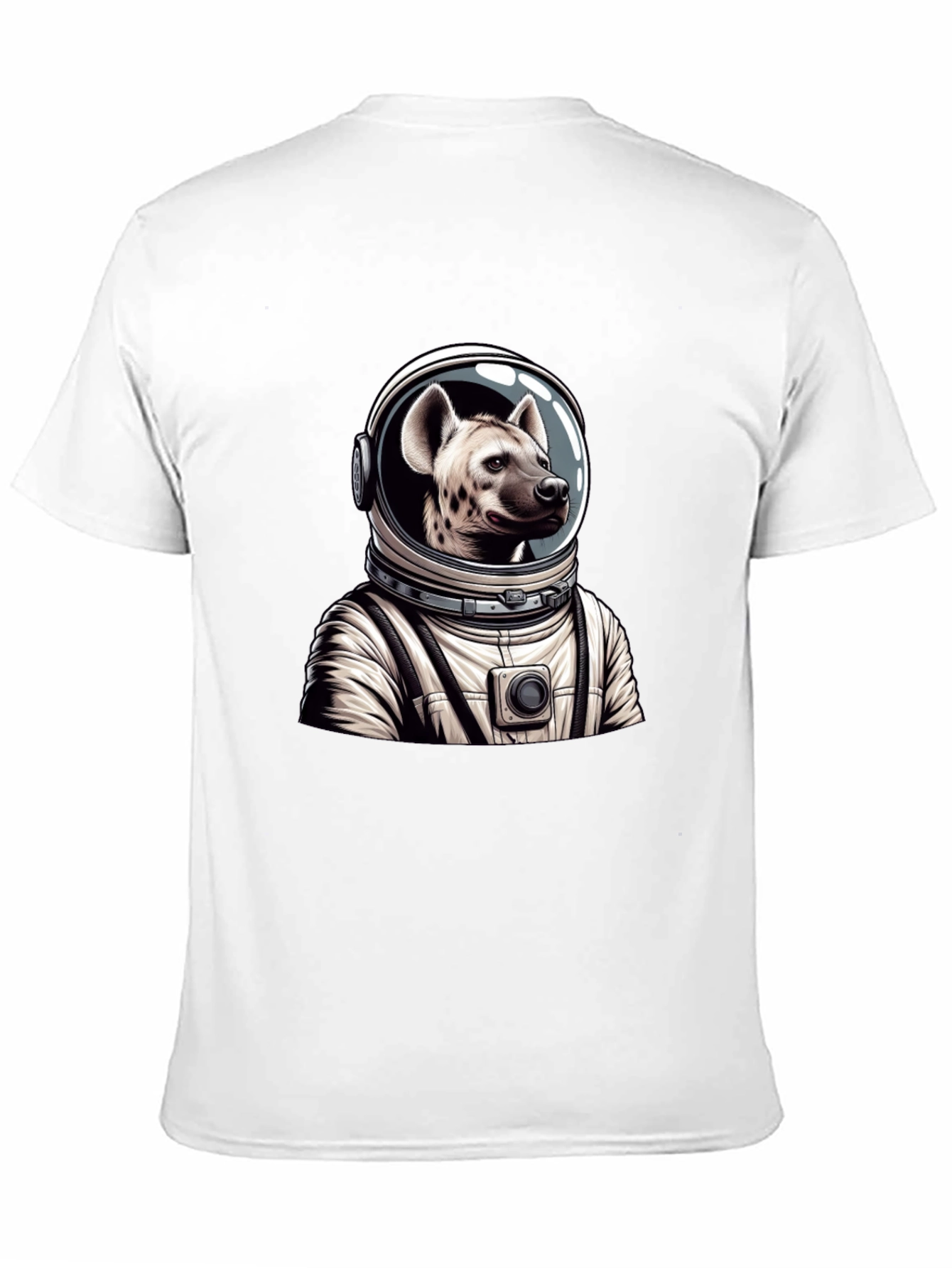 Hyena Astronaut Black T-Shirt