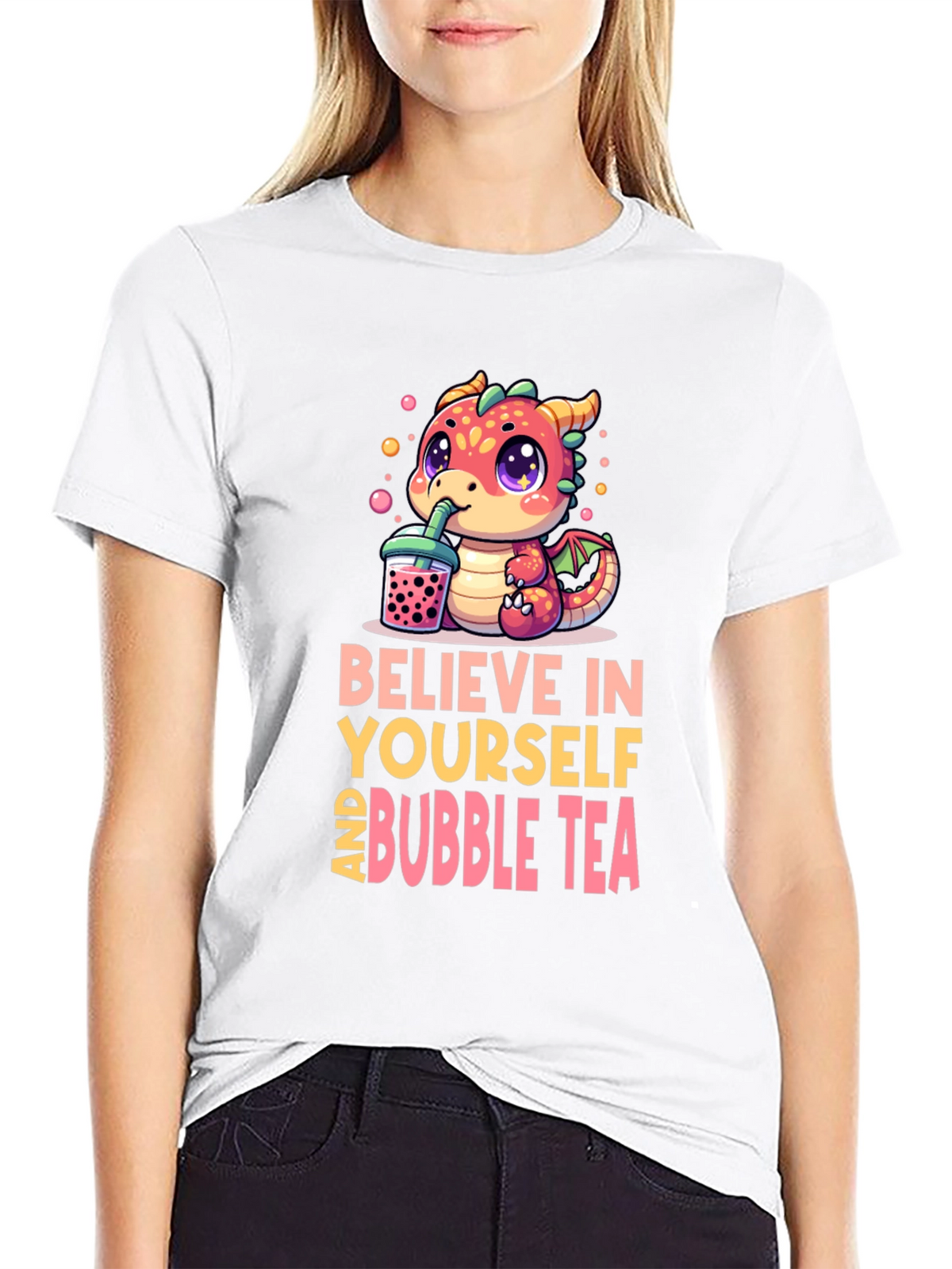 Believe In Yourself & Bubble Tea T-Shirt
