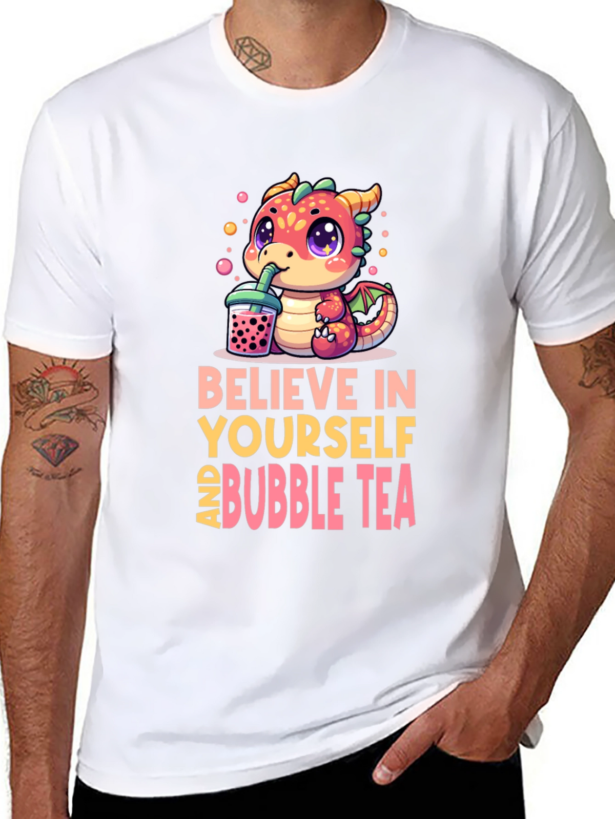 Believe In Yourself & Bubble Tea T-Shirt