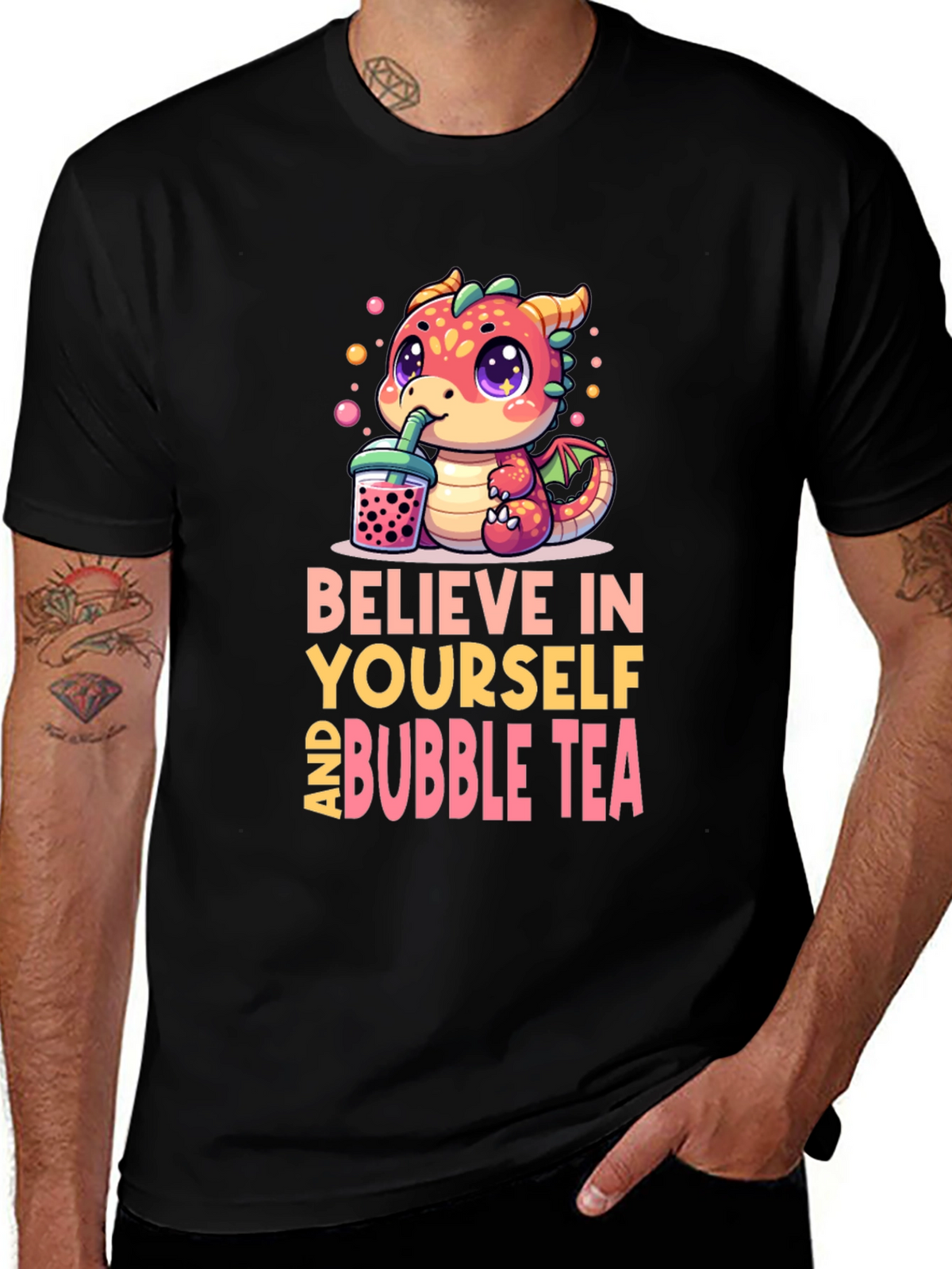 Believe In Yourself & Bubble Tea T-Shirt
