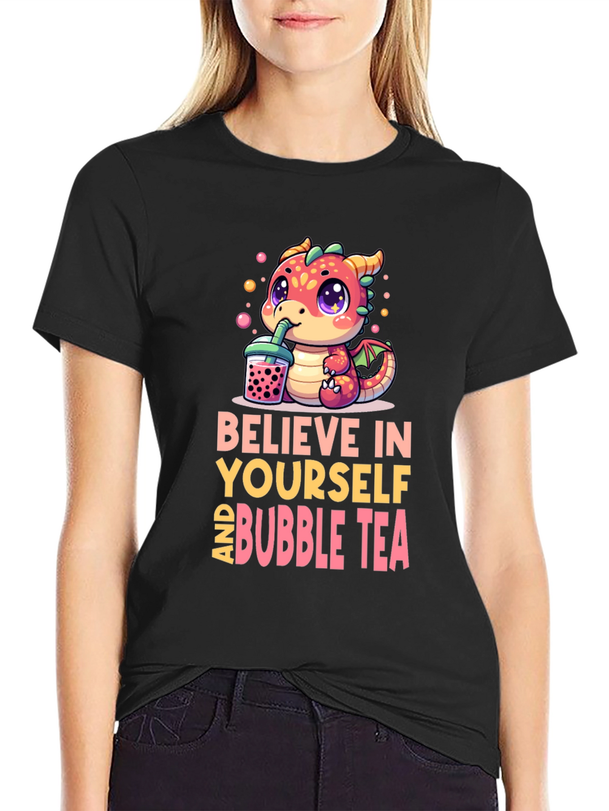 Believe In Yourself & Bubble Tea T-Shirt