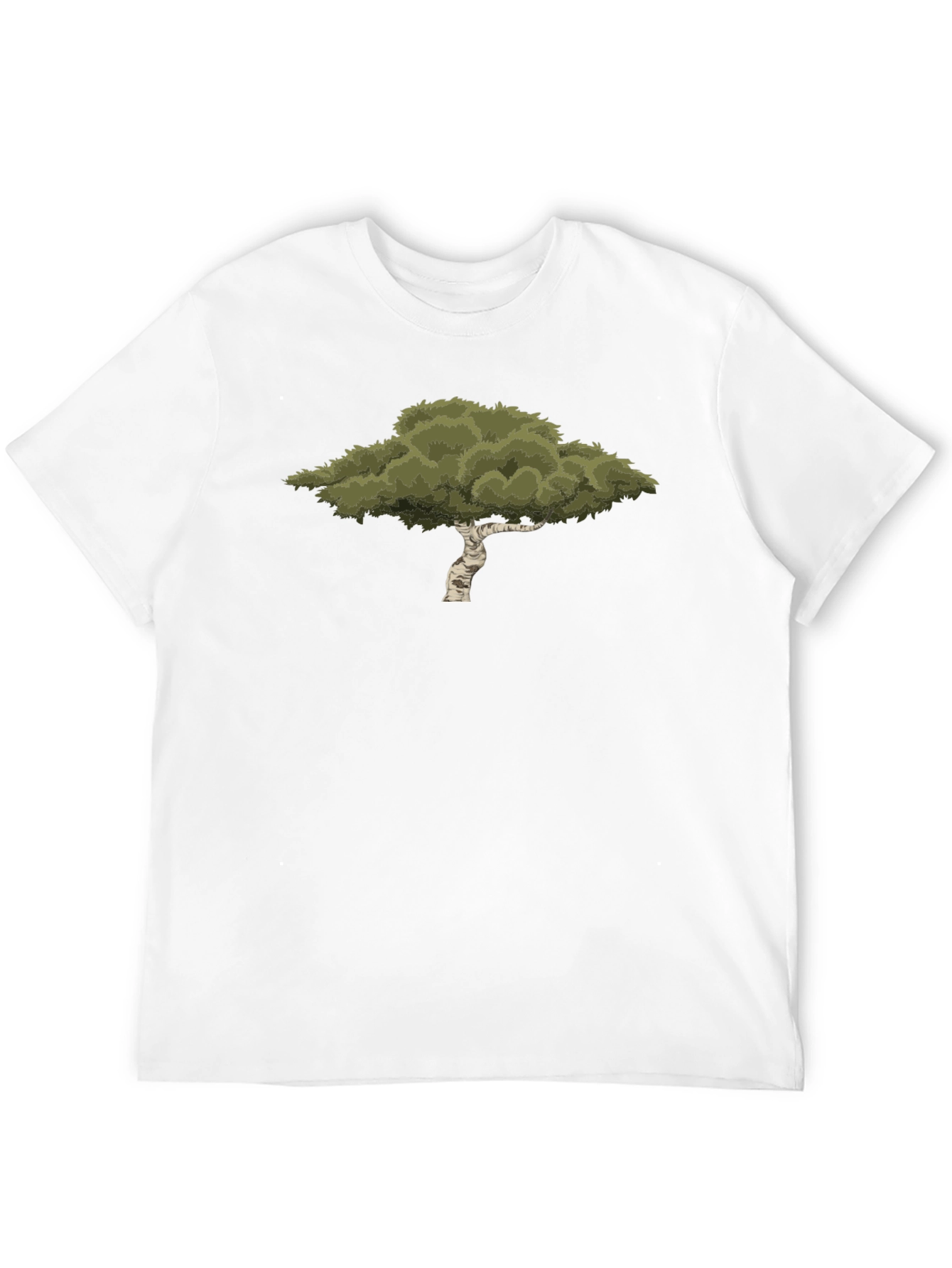Tree Graphic Black T-Shirt - Nature Inspired Style