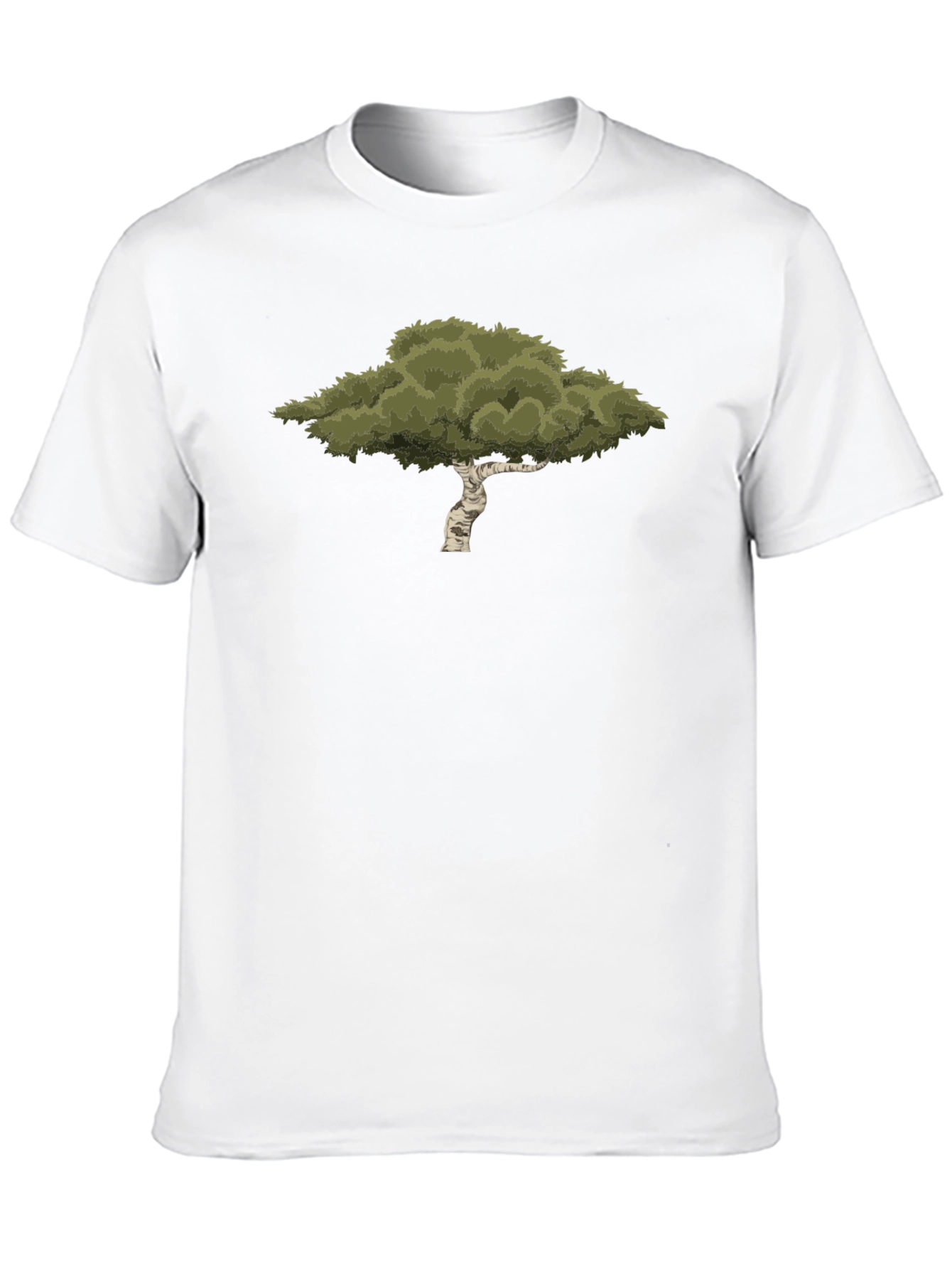 Tree Graphic Black T-Shirt - Nature Inspired Style