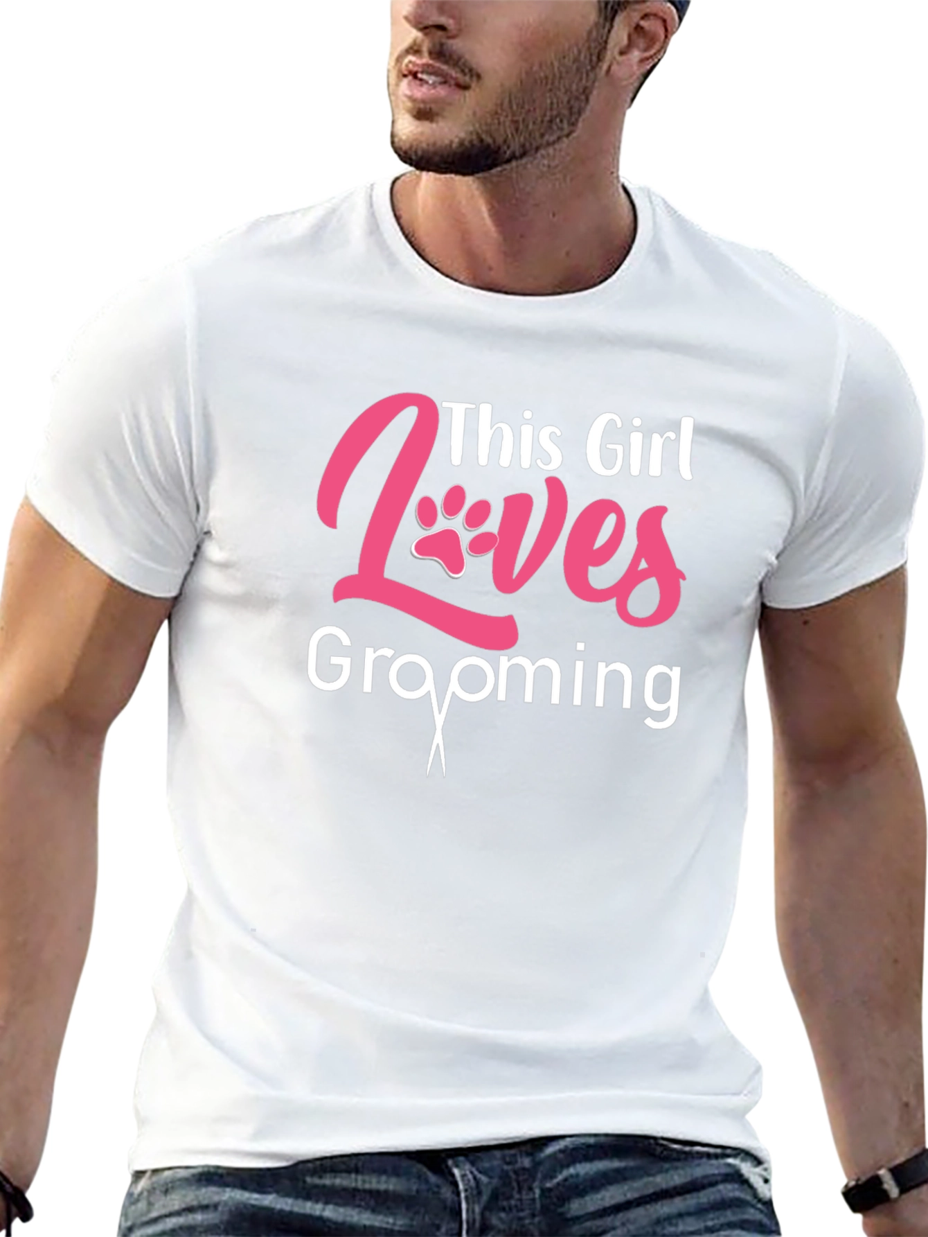 This Girl Loves Grooming Black T-Shirt