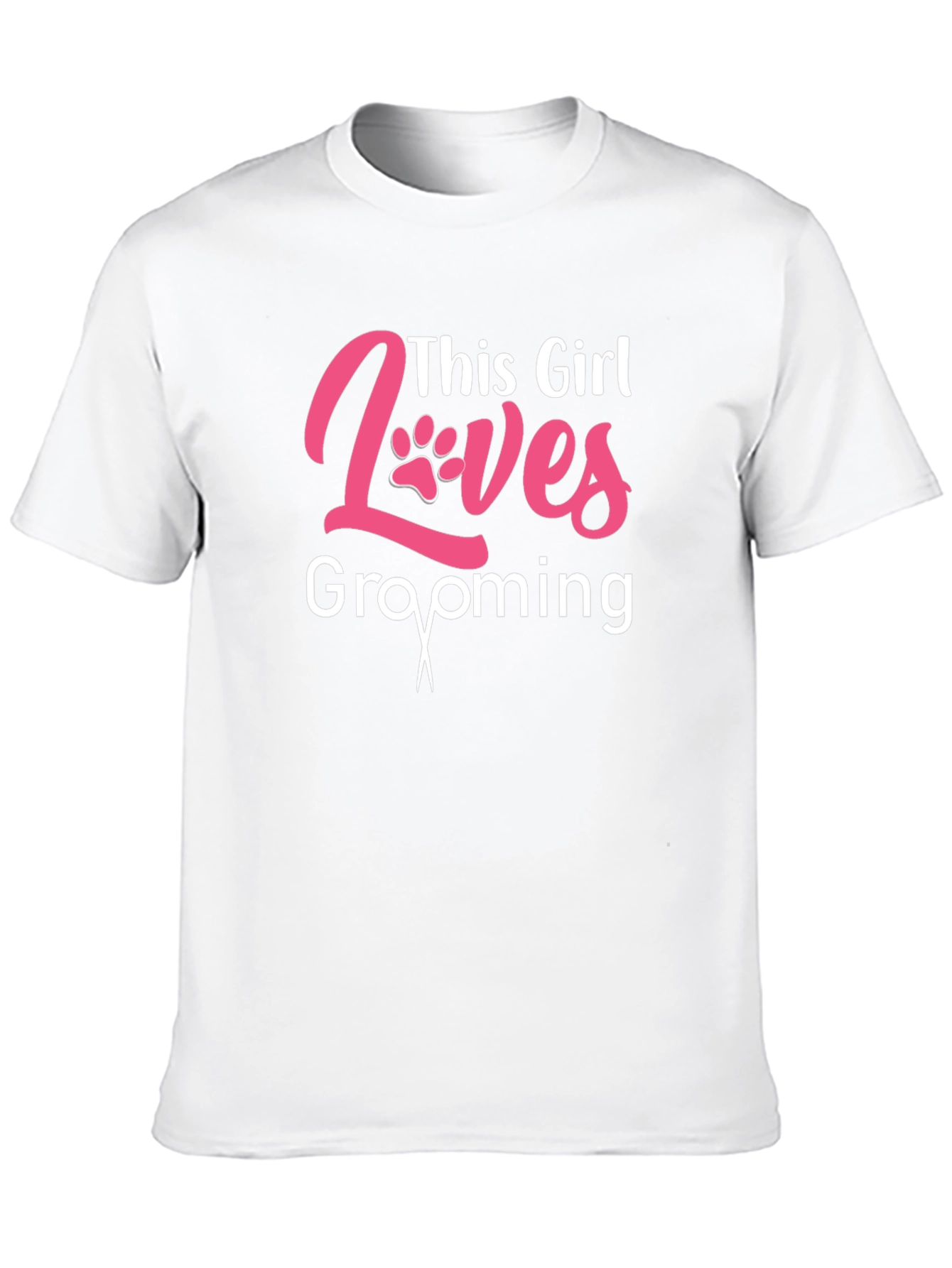 This Girl Loves Grooming Black T-Shirt