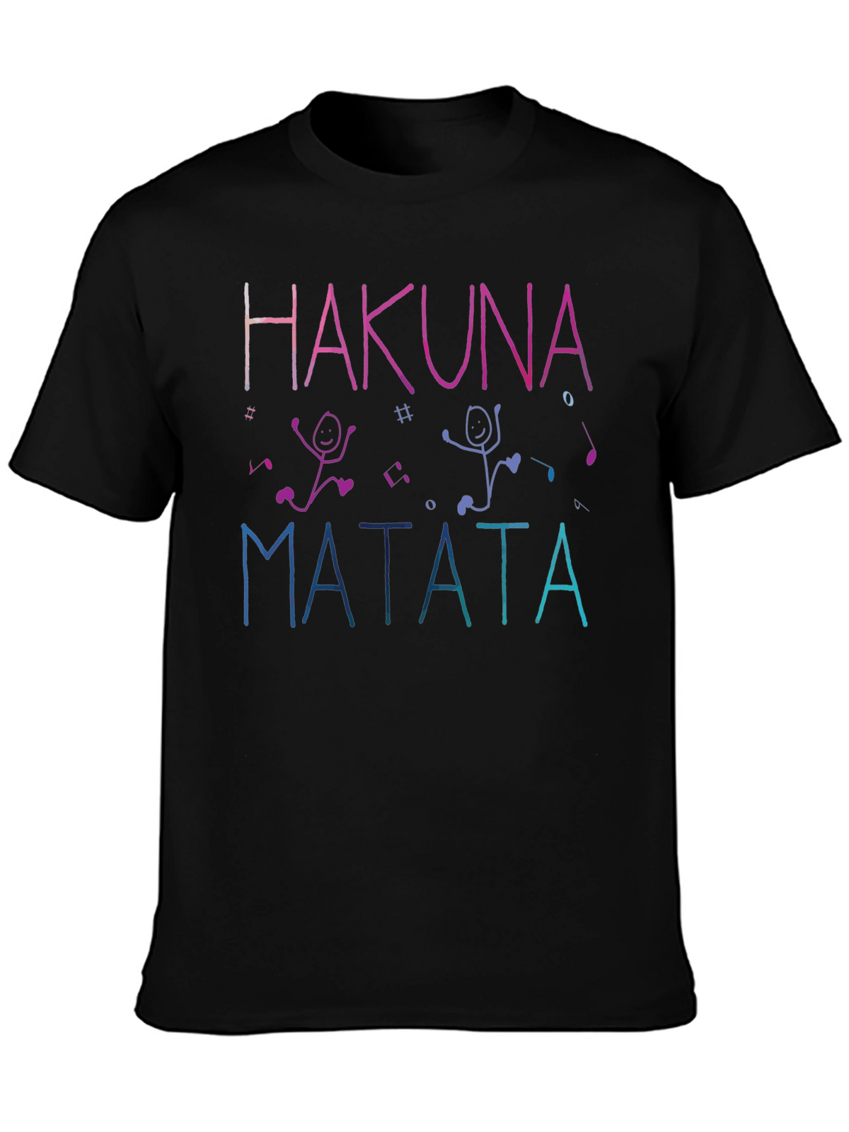 Hakuna Matata Graphic Tee - Black