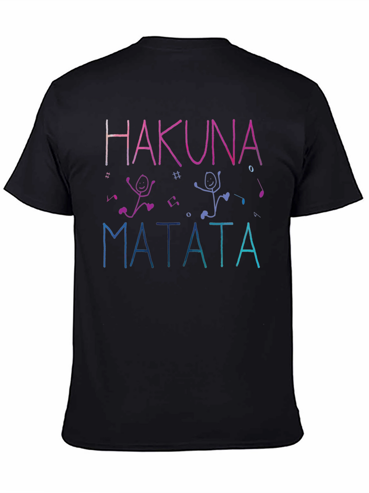 Hakuna Matata Graphic Tee - Black