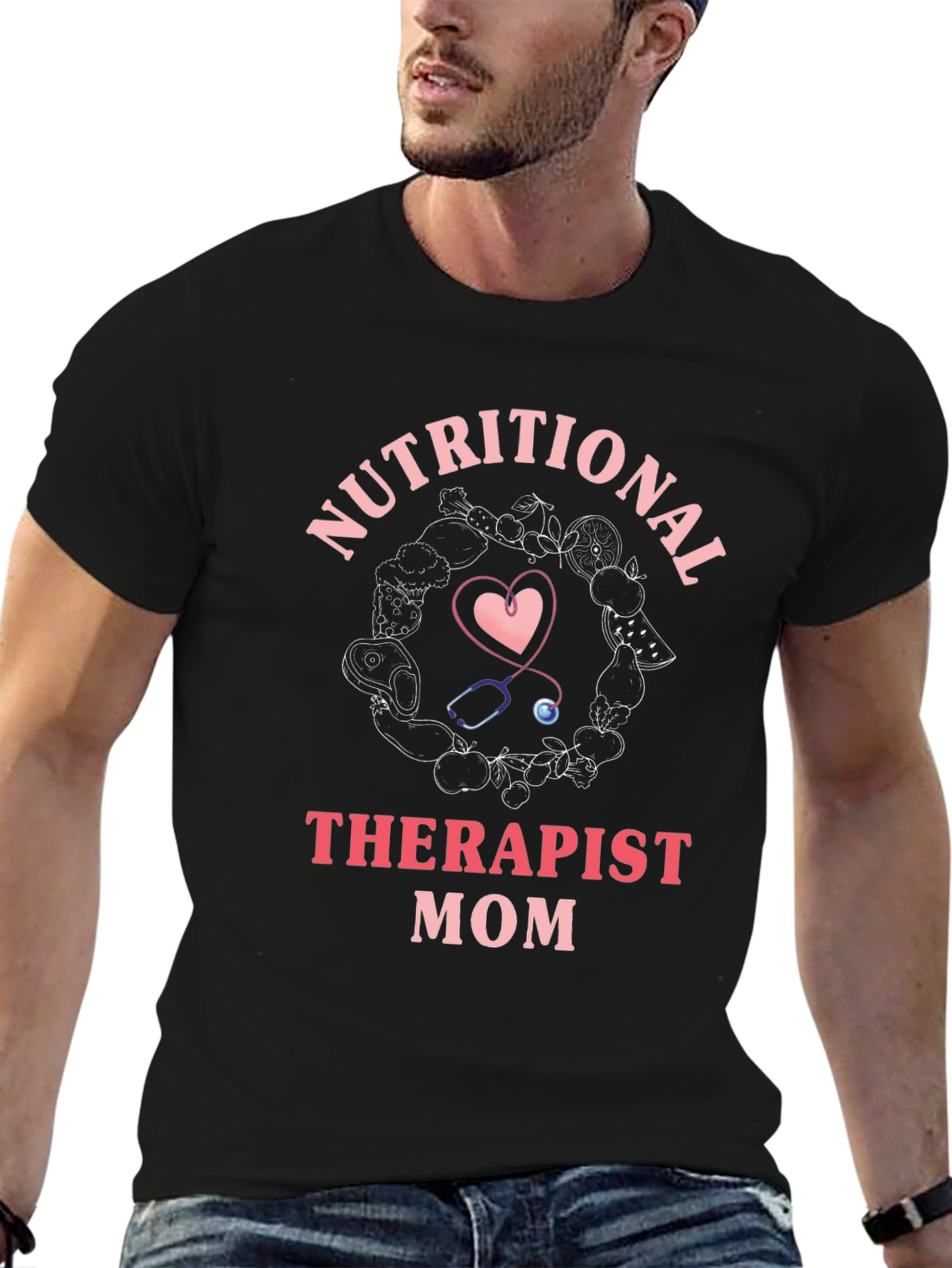 Nutritional Therapist Mom Graphic T-Shirt