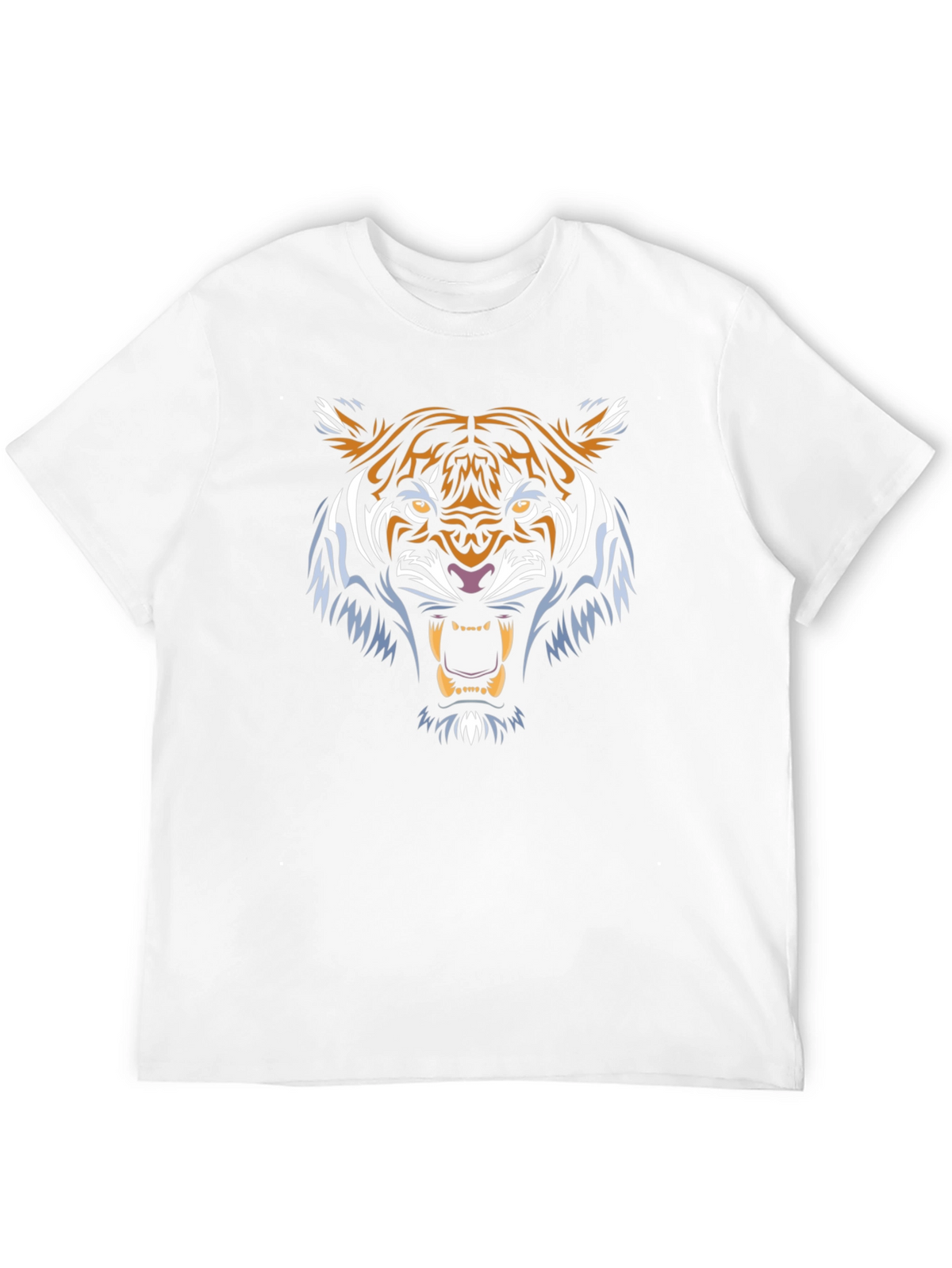Mens Black Tiger Graphic Tee