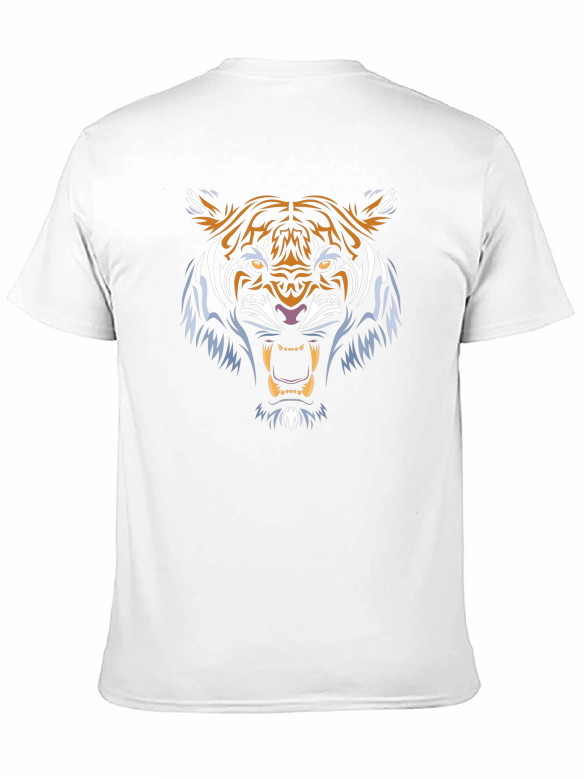 Mens Black Tiger Graphic Tee