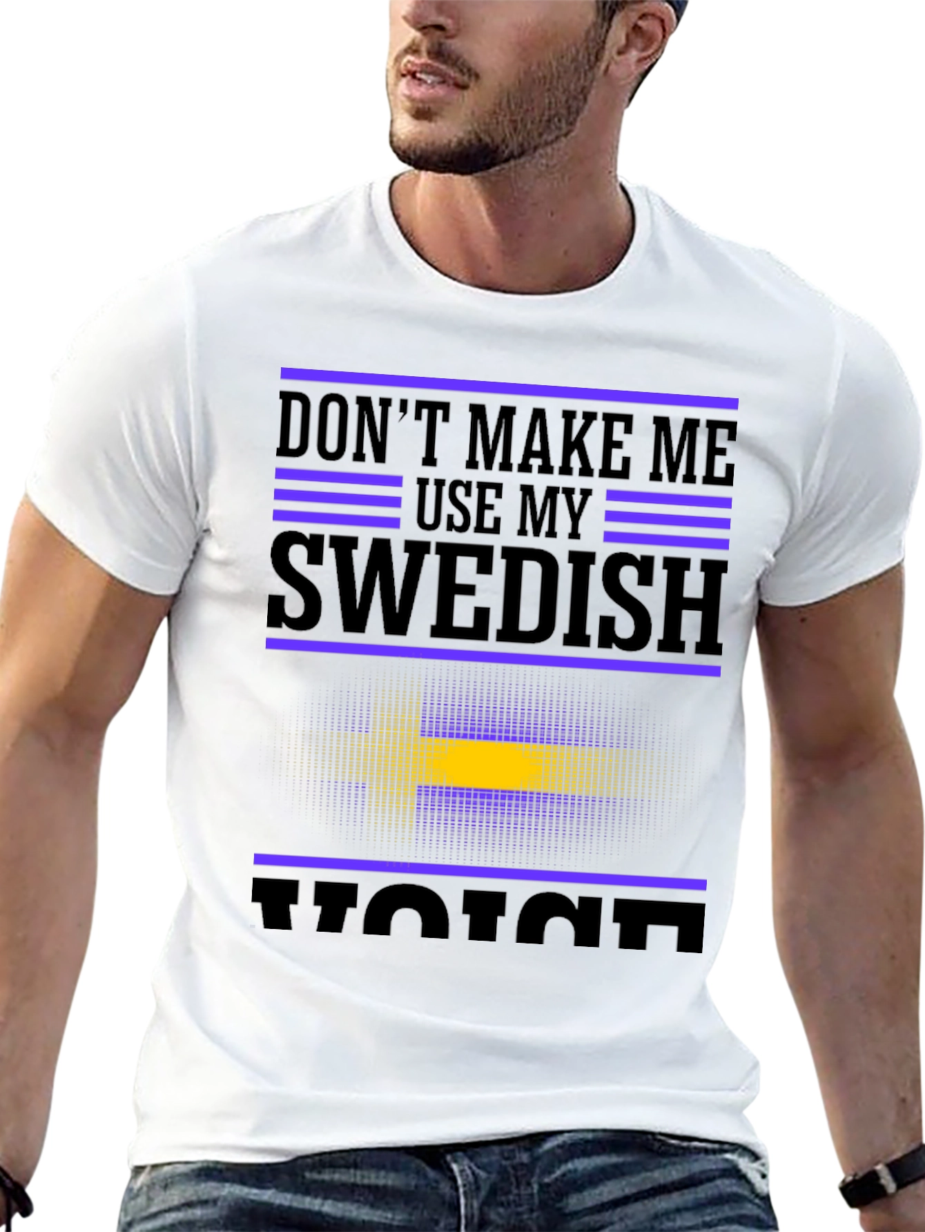 Swedish Voice T-Shirt - Funny Sweden Flag Tee