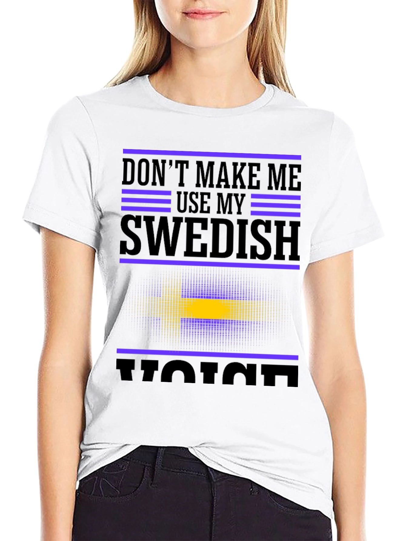 Swedish Voice T-Shirt - Funny Sweden Flag Tee
