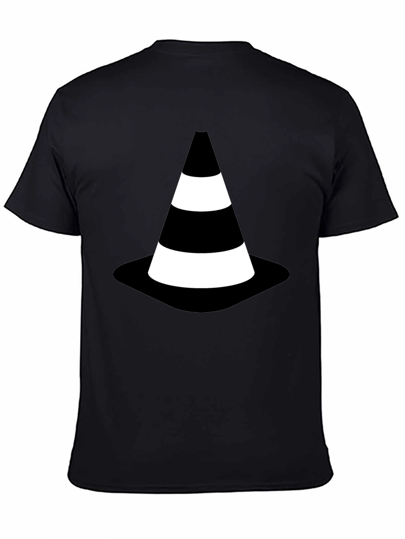 Black Traffic Cone Graphic Tee