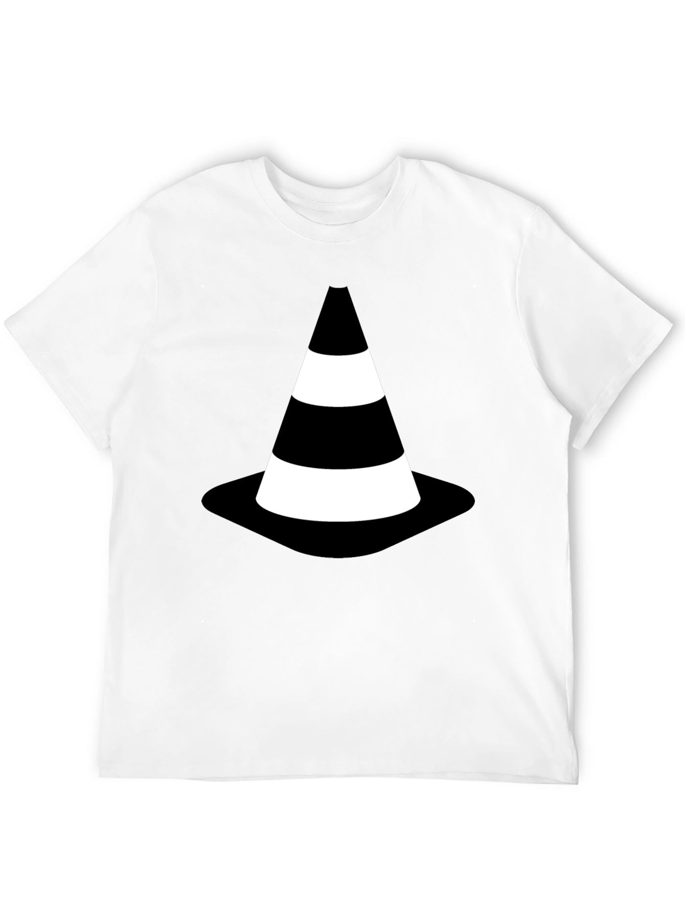 Black Traffic Cone Graphic Tee
