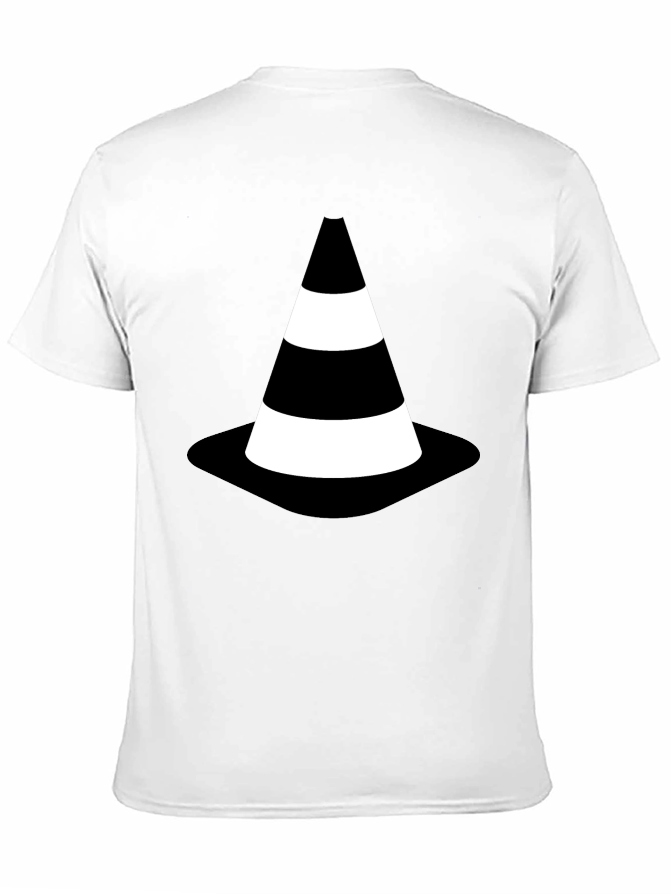 Black Traffic Cone Graphic Tee