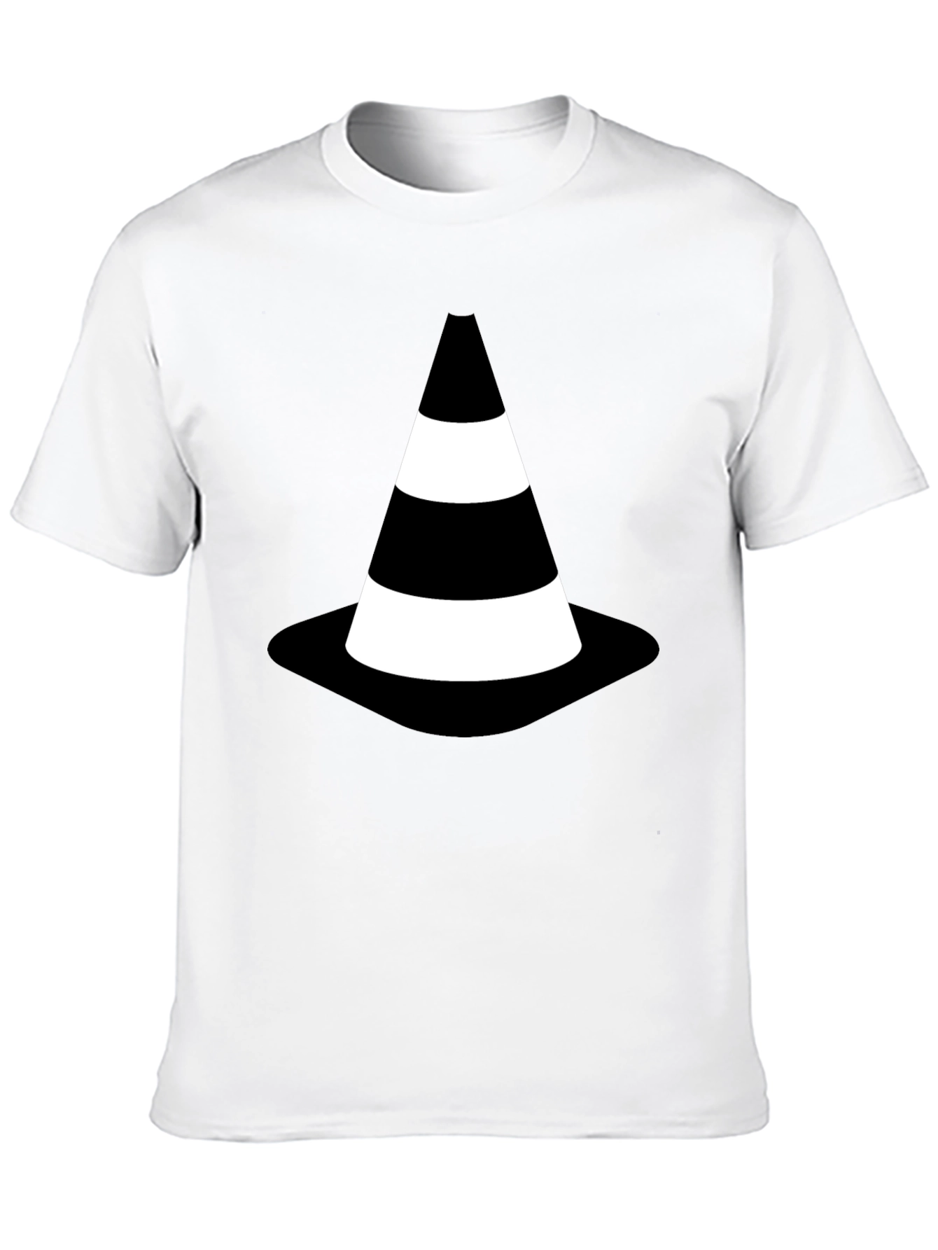 Black Traffic Cone Graphic Tee