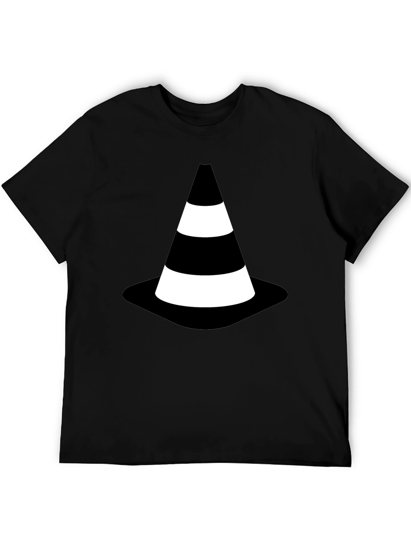 Black Traffic Cone Graphic Tee