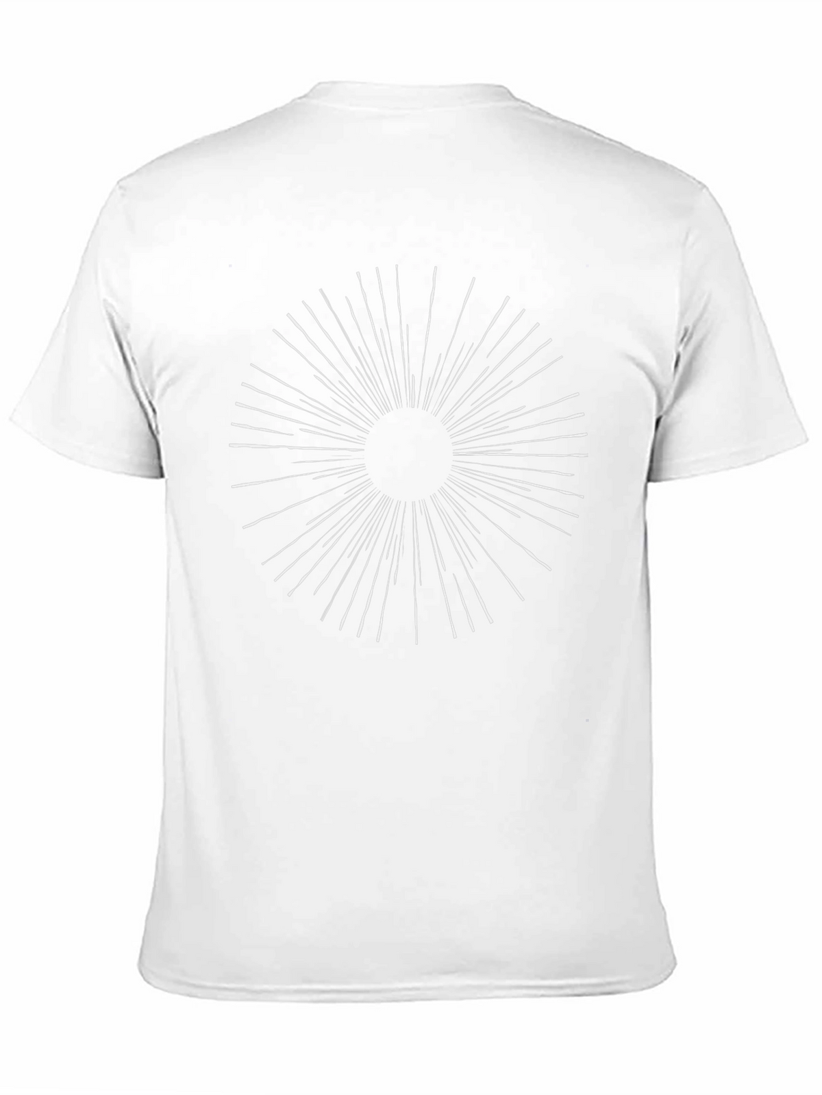 Starburst Graphic Black T-Shirt - Modern Design