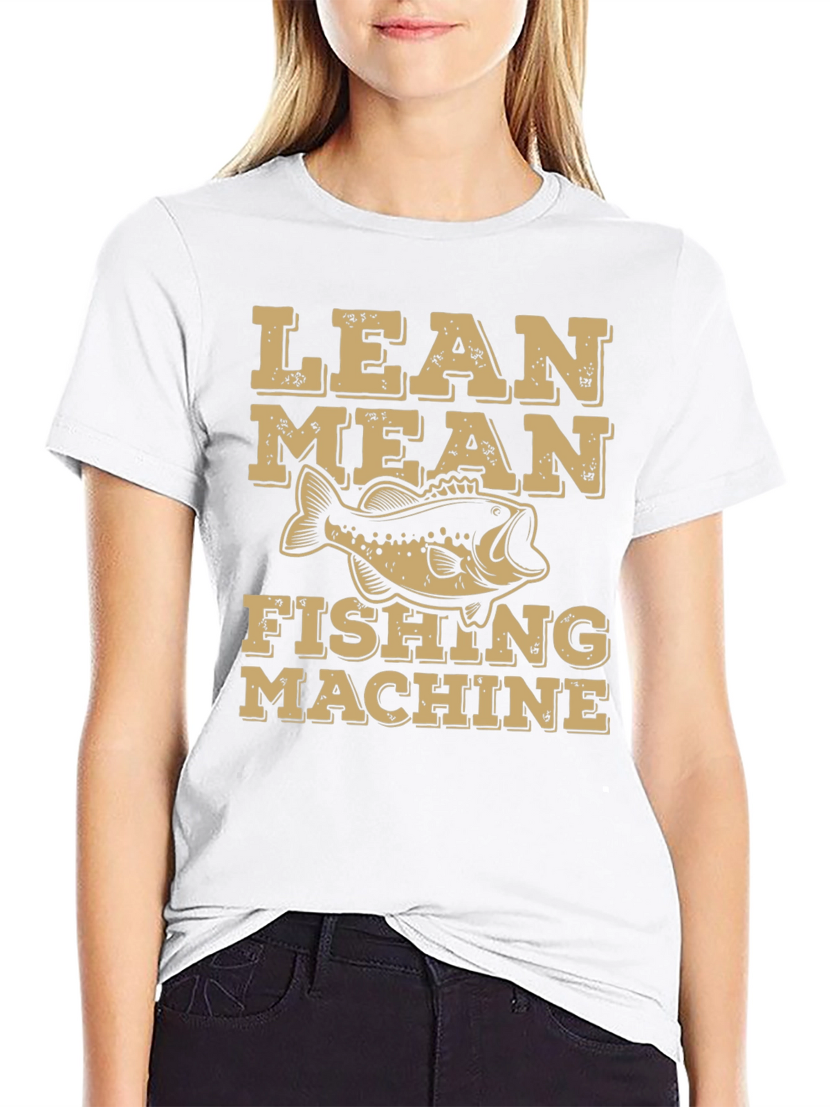 Lean Mean Fishing Machine Graphic T-Shirt