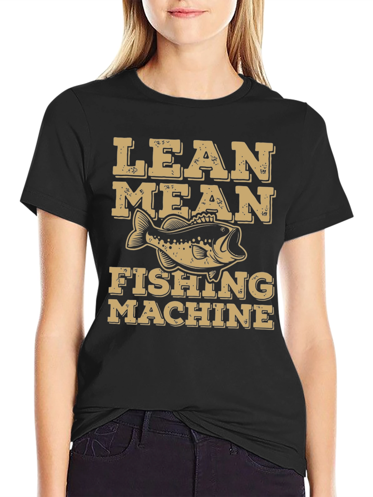 Lean Mean Fishing Machine Graphic T-Shirt
