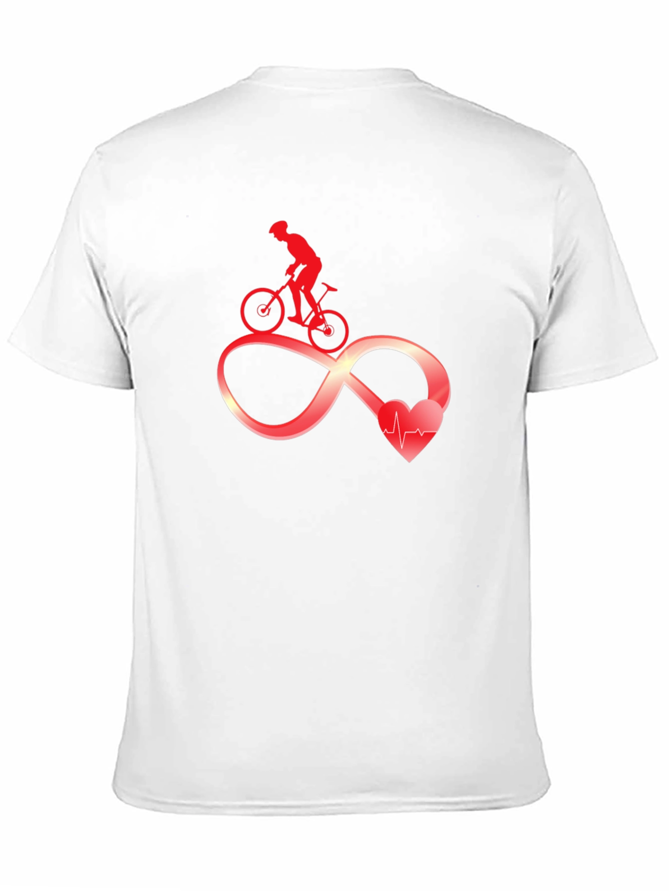 Cycling Infinity Heartbeat Graphic Tee