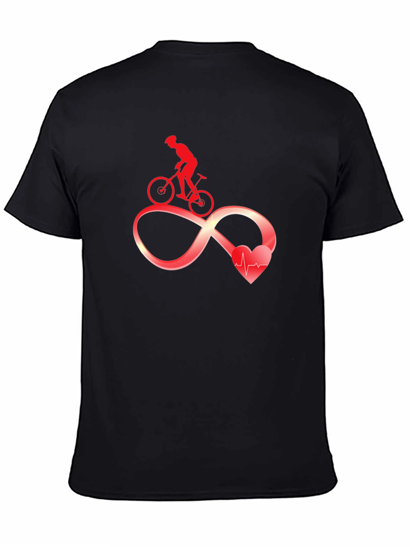 Cycling Infinity Heartbeat Graphic Tee