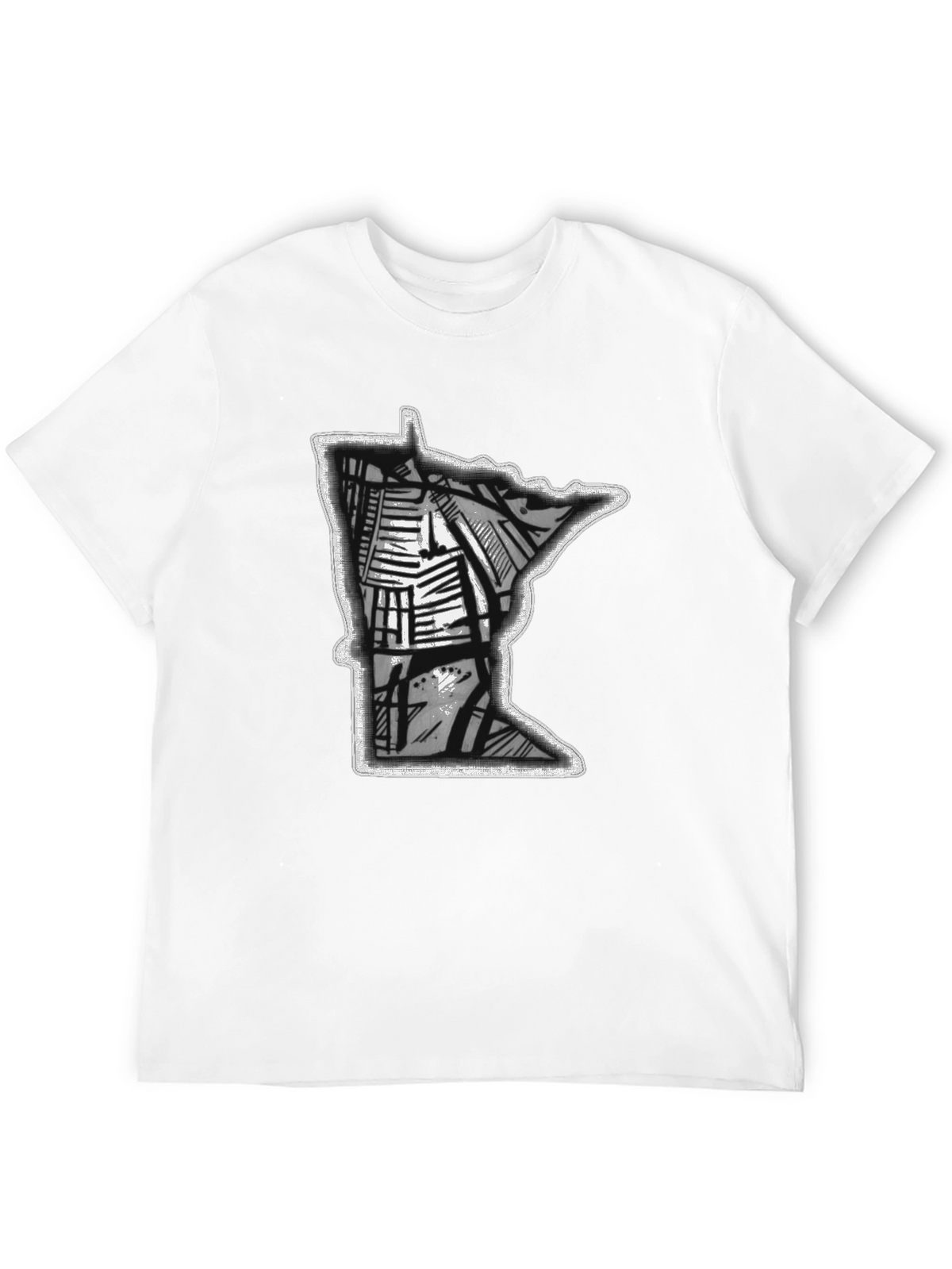 Minnesota State Graphic T-Shirt - Black
