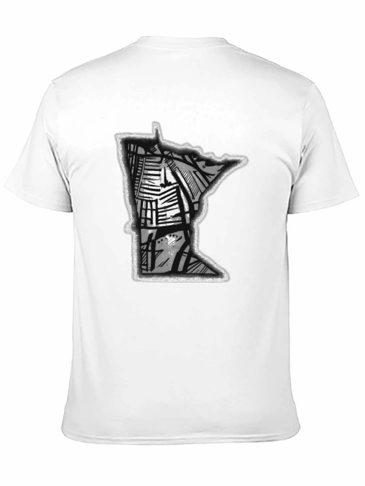 Minnesota State Graphic T-Shirt - Black