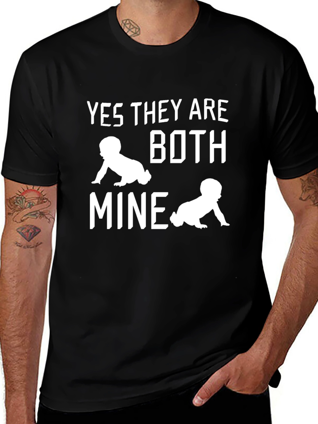 Yes They Are Both Mine Baby T-Shirt