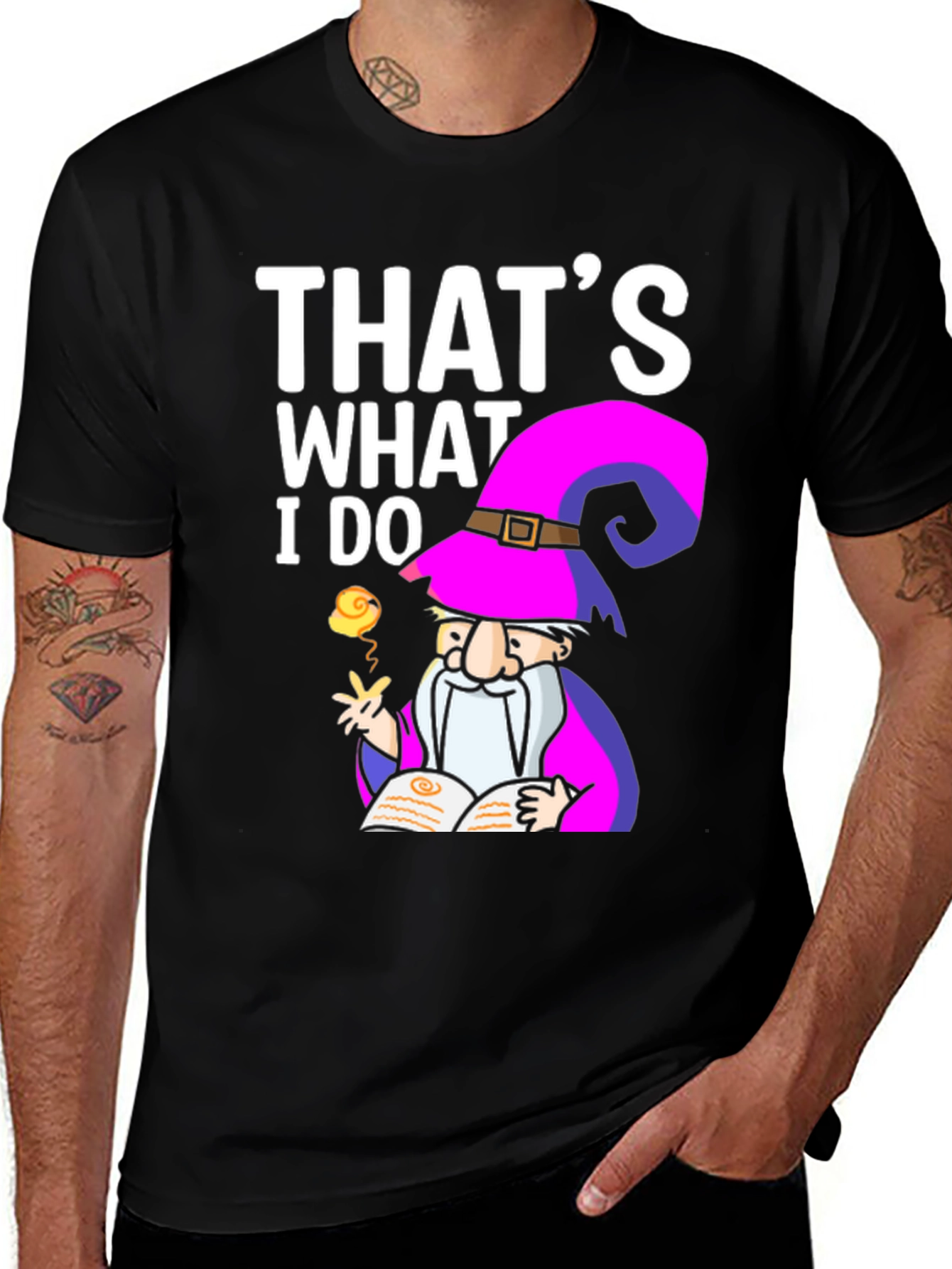 Wizard Graphic Tee - Thats What I Do Shirt