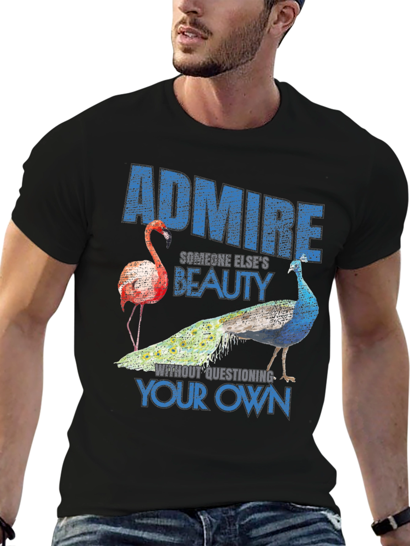 Admire Beauty Graphic T-Shirt