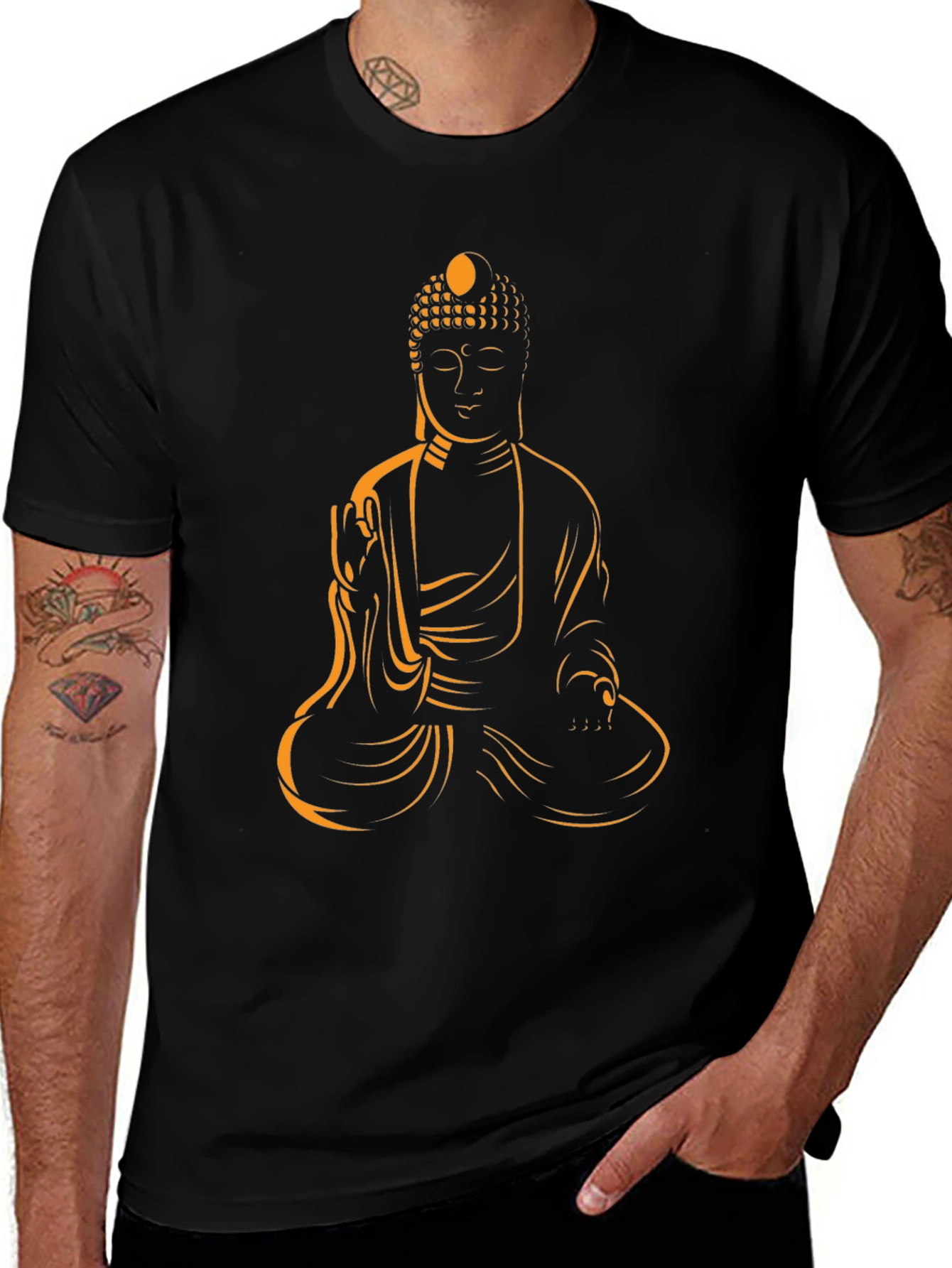 Buddha Graphic Tee - Meditation T-Shirt