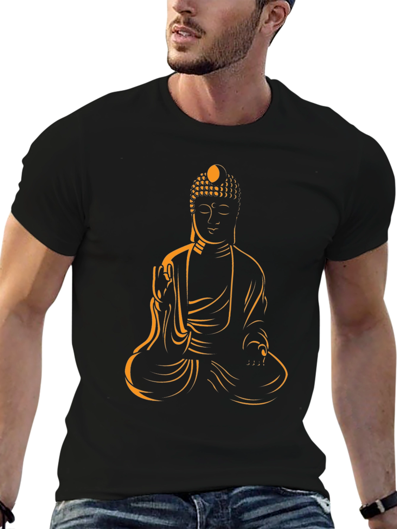 Buddha Graphic Tee - Meditation T-Shirt