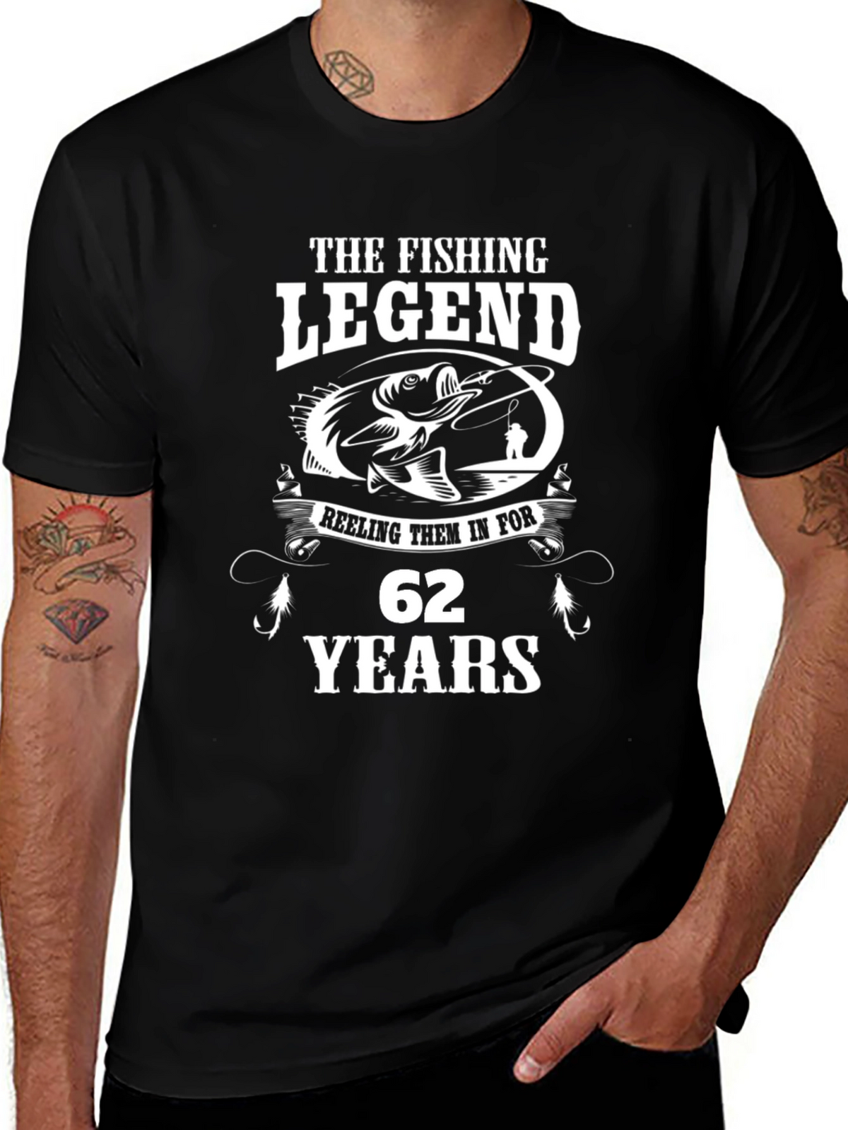 Fishing Legend 62 Years T-Shirt