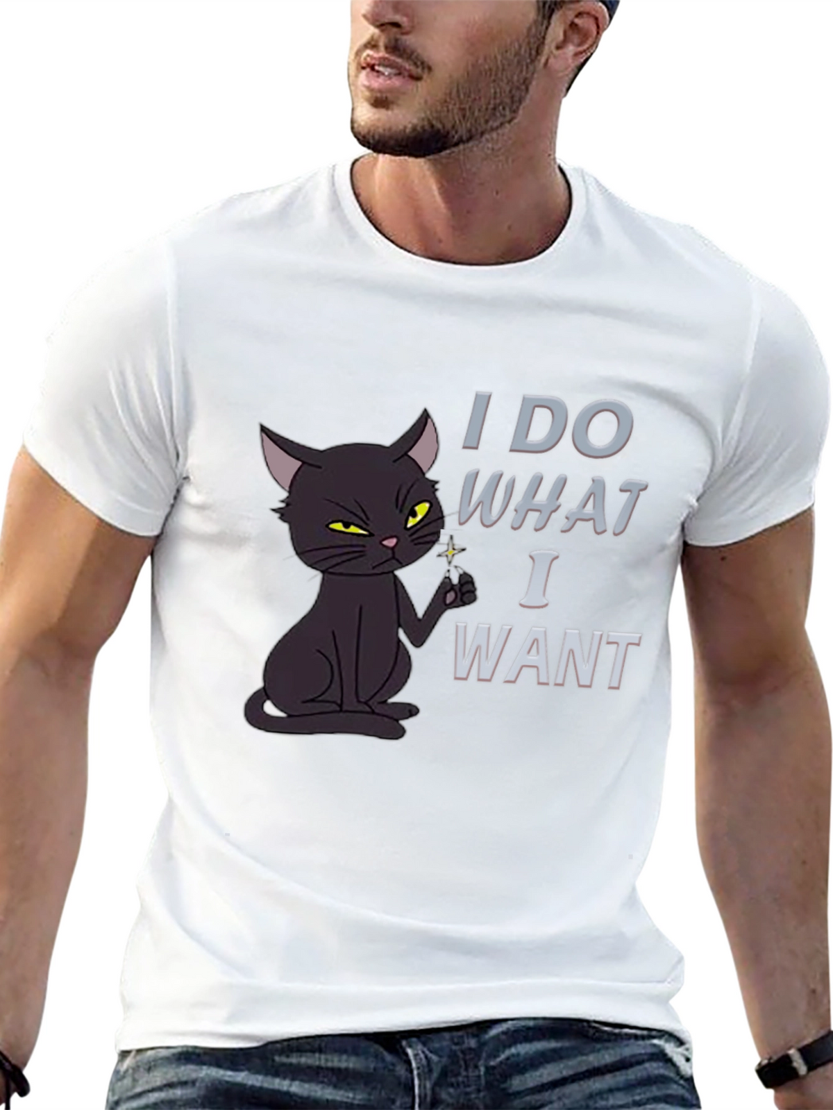 I Do What I Want Cat T-Shirt