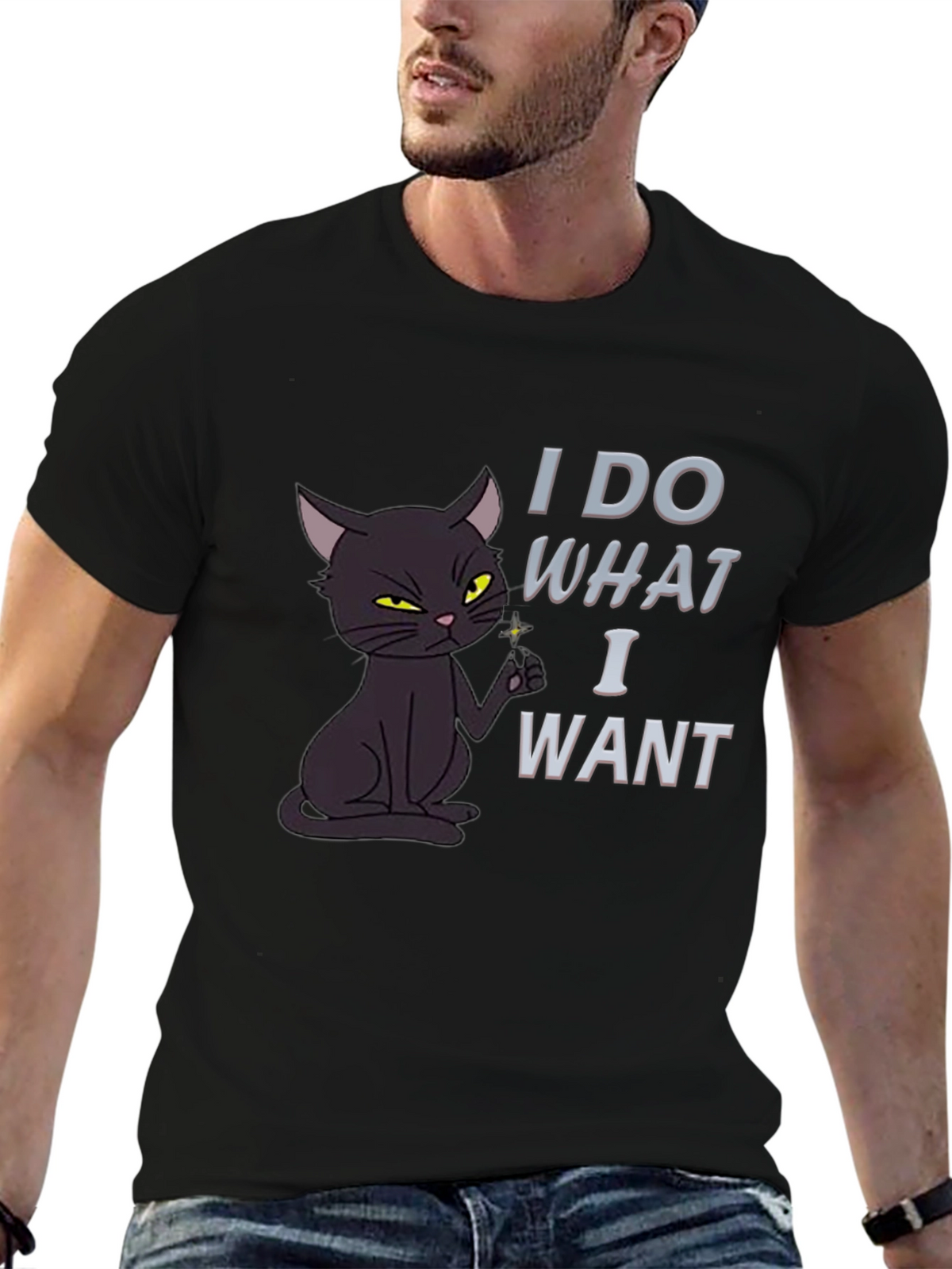 I Do What I Want Cat T-Shirt