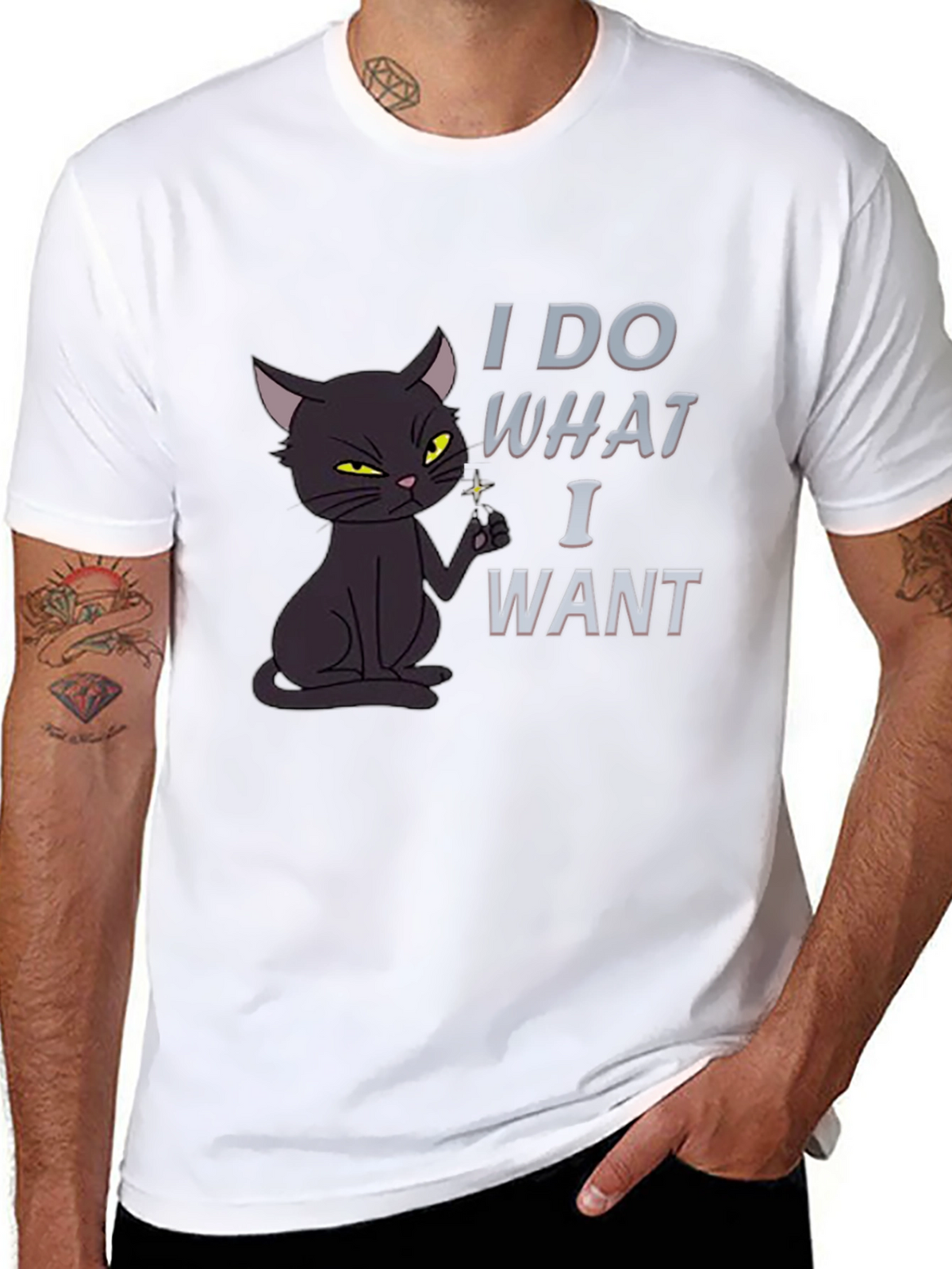 I Do What I Want Cat T-Shirt