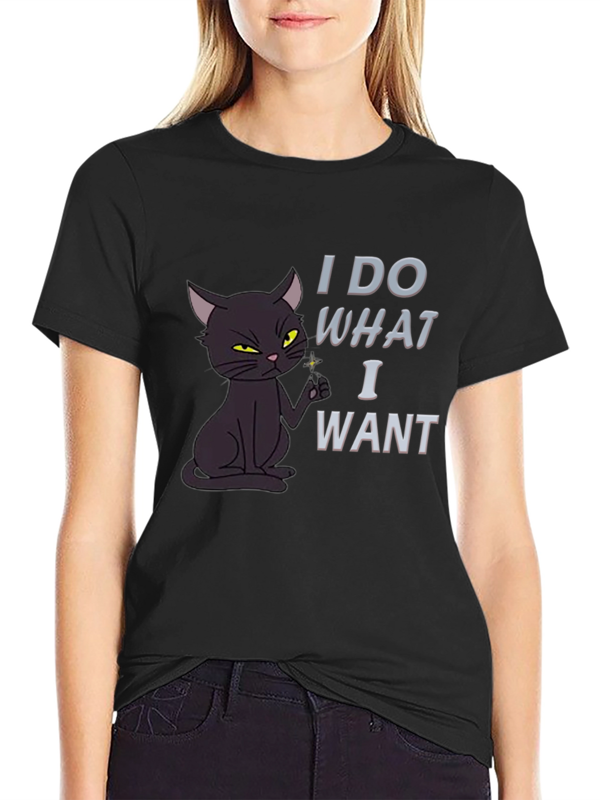 I Do What I Want Cat T-Shirt