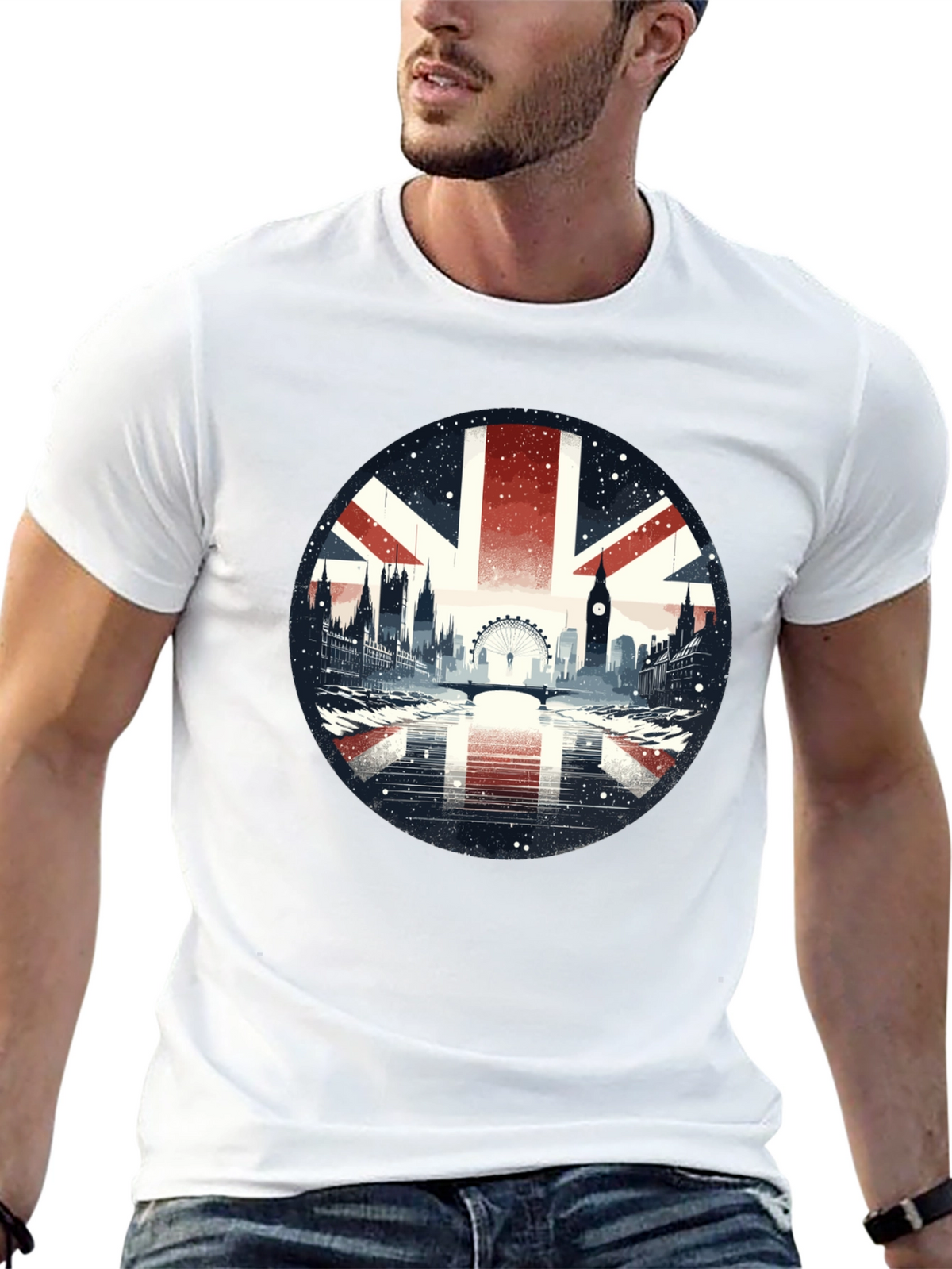London Union Jack Graphic T-Shirt