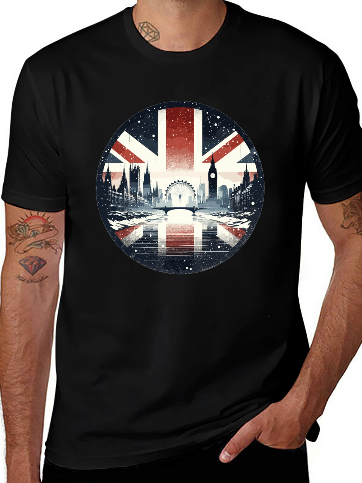 London Union Jack Graphic T-Shirt