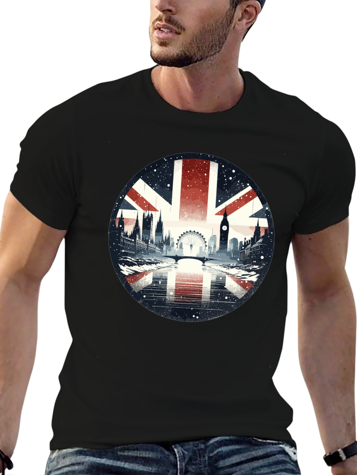 London Union Jack Graphic T-Shirt