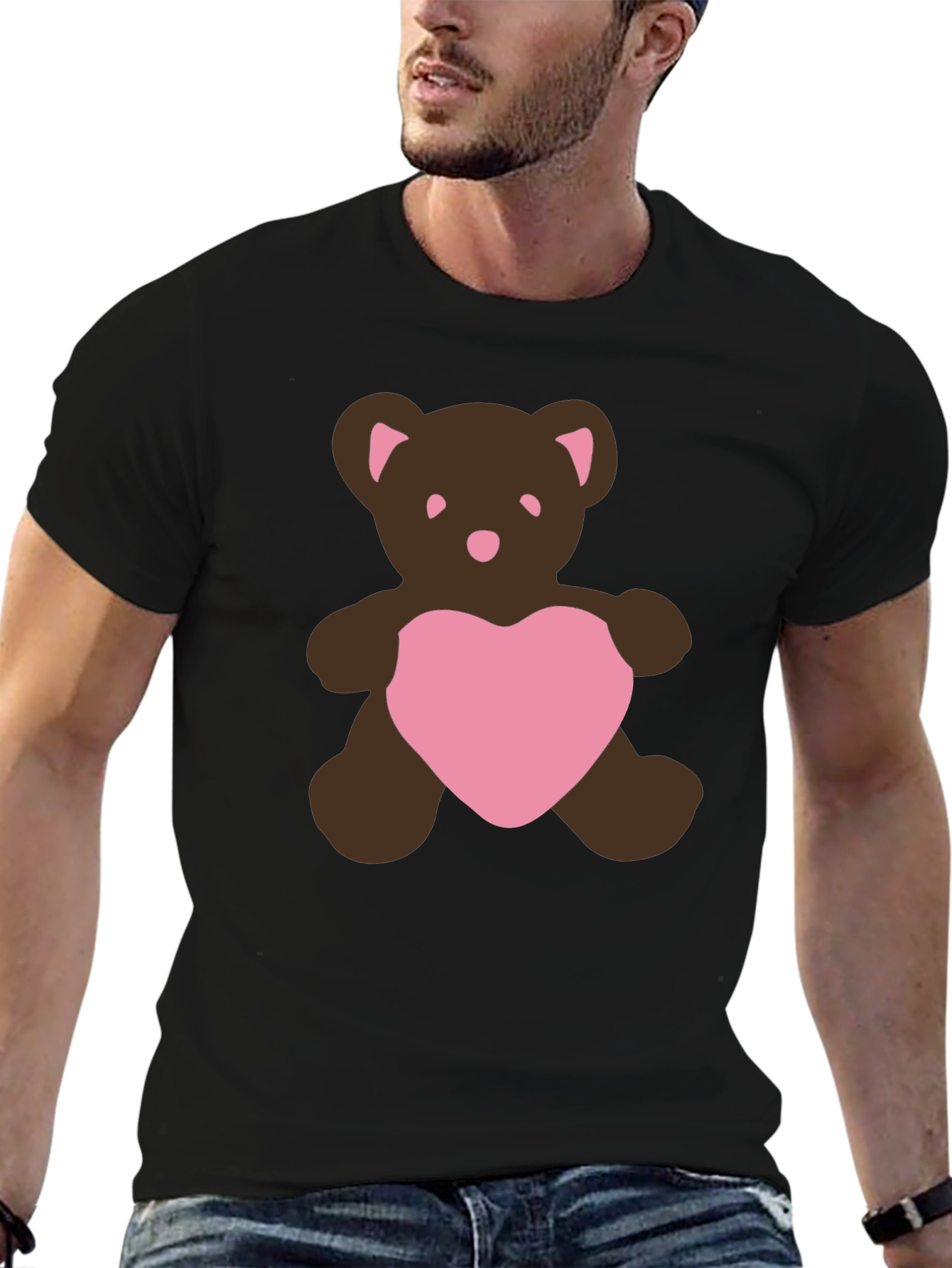 Teddy Bear Heart Graphic Tee