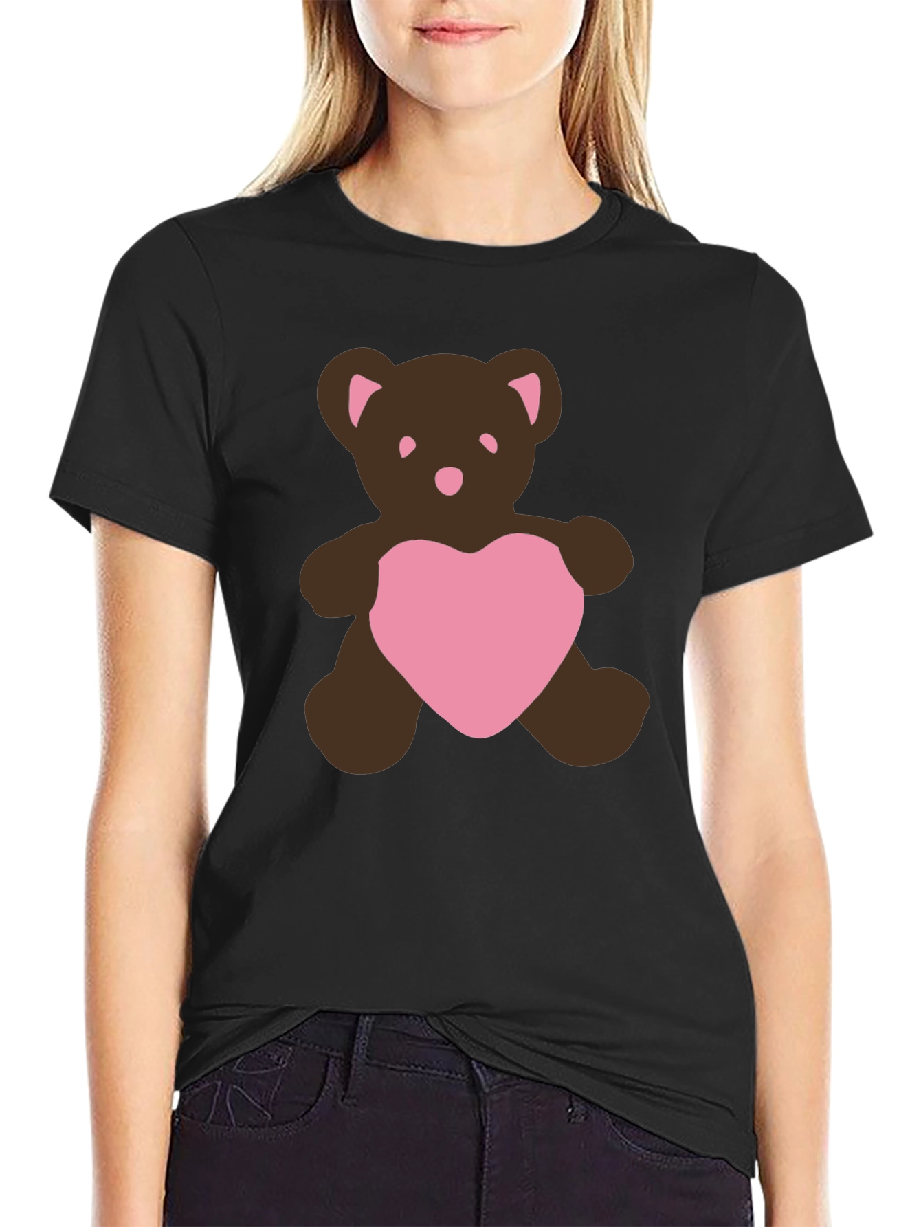 Teddy Bear Heart Graphic Tee