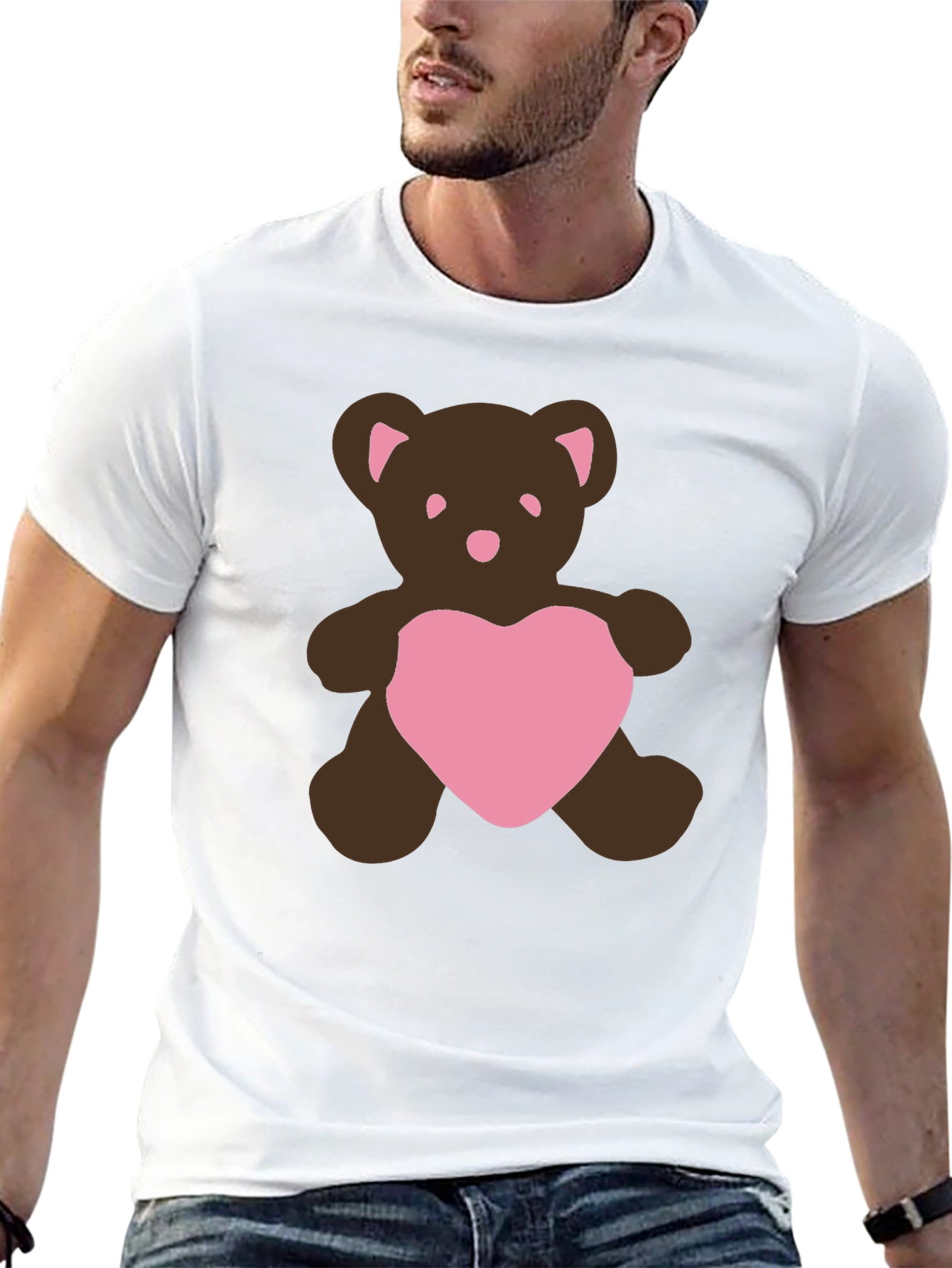 Teddy Bear Heart Graphic Tee