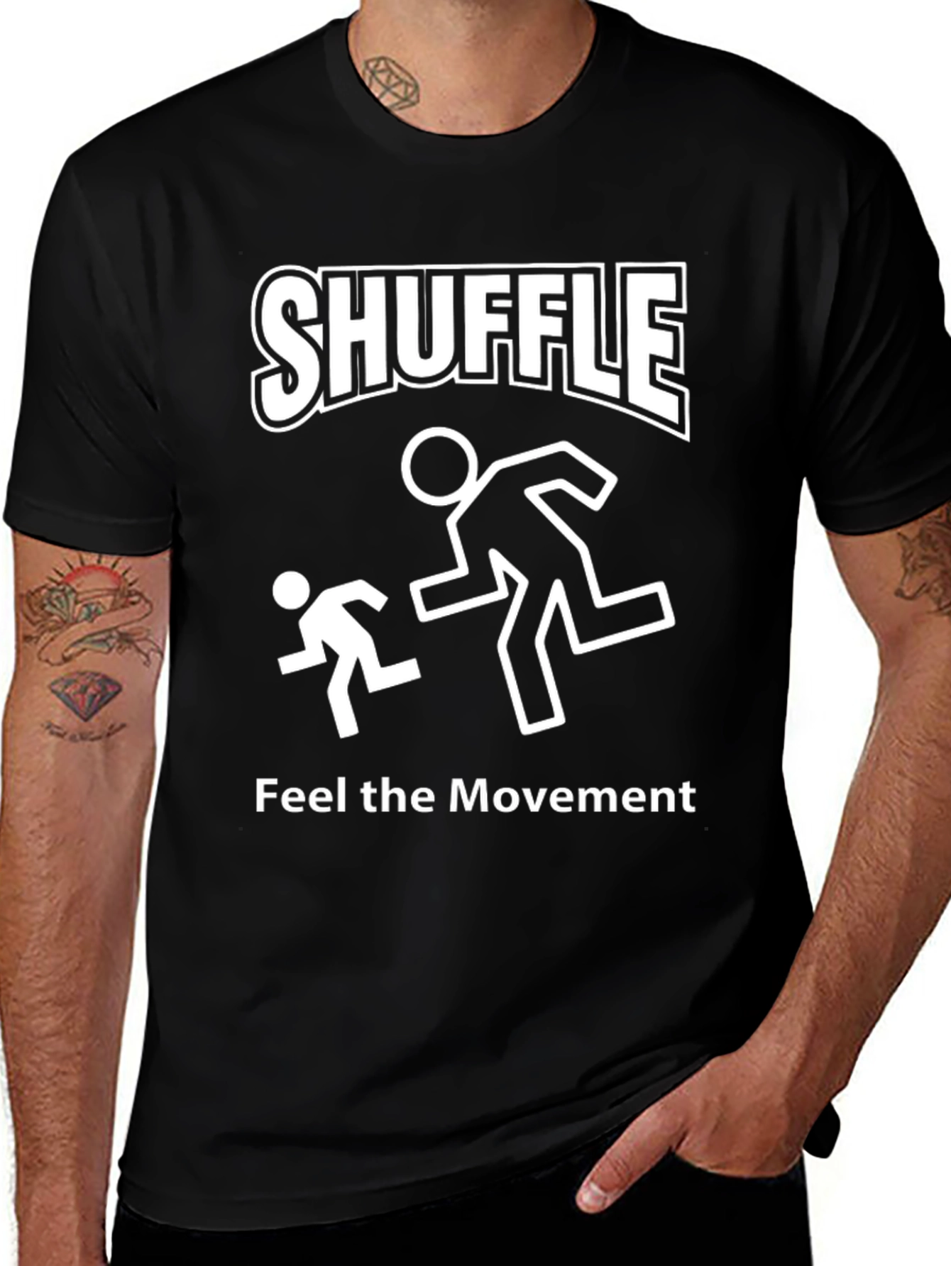 Shuffle Dance Graphic Tee - Feel the Movement!