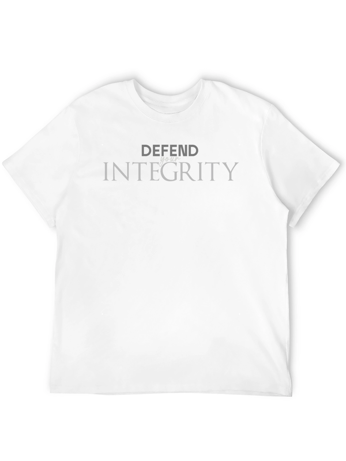 Defend Your Integrity Graphic Tee - Black